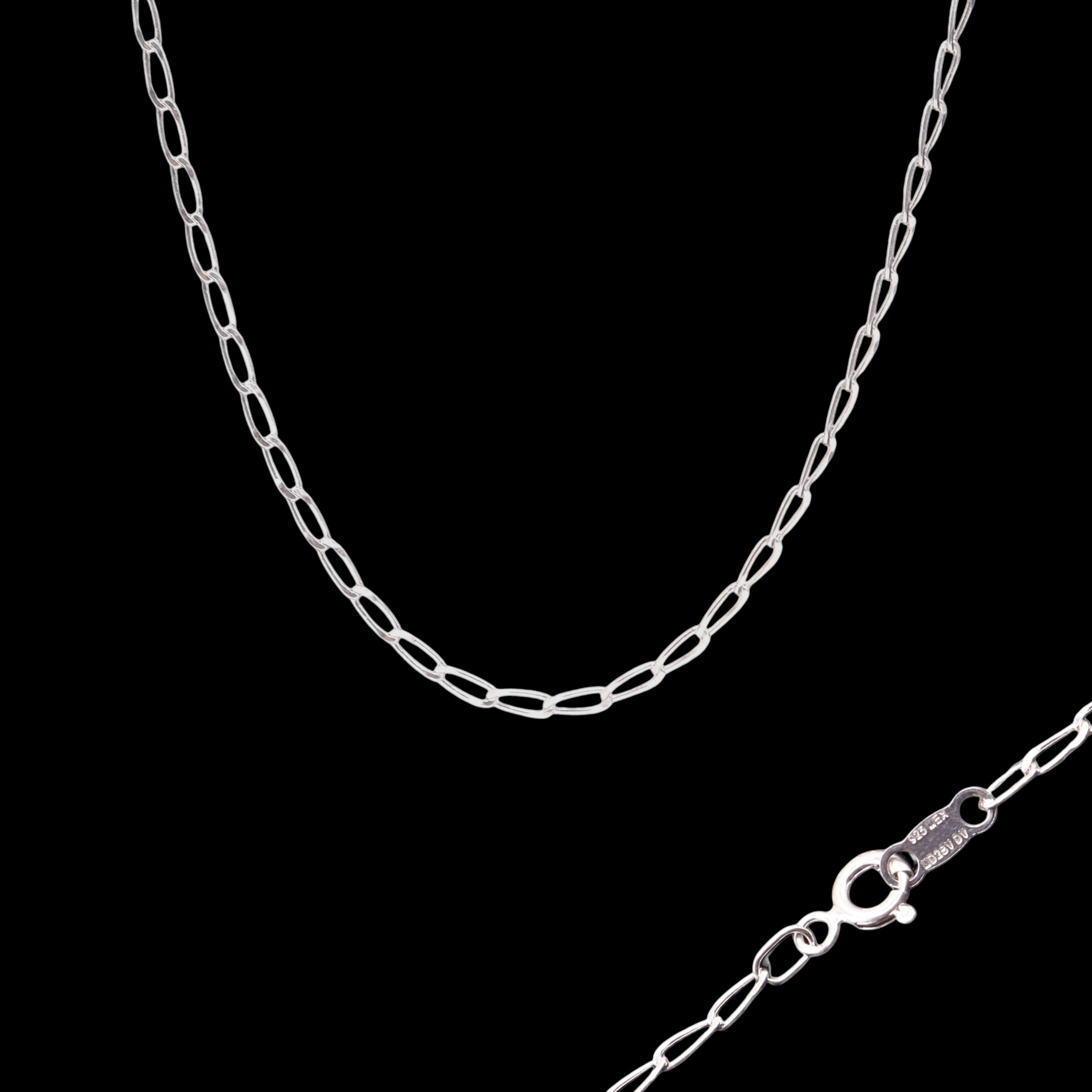 Cadena Tejido Inglés Plata .925