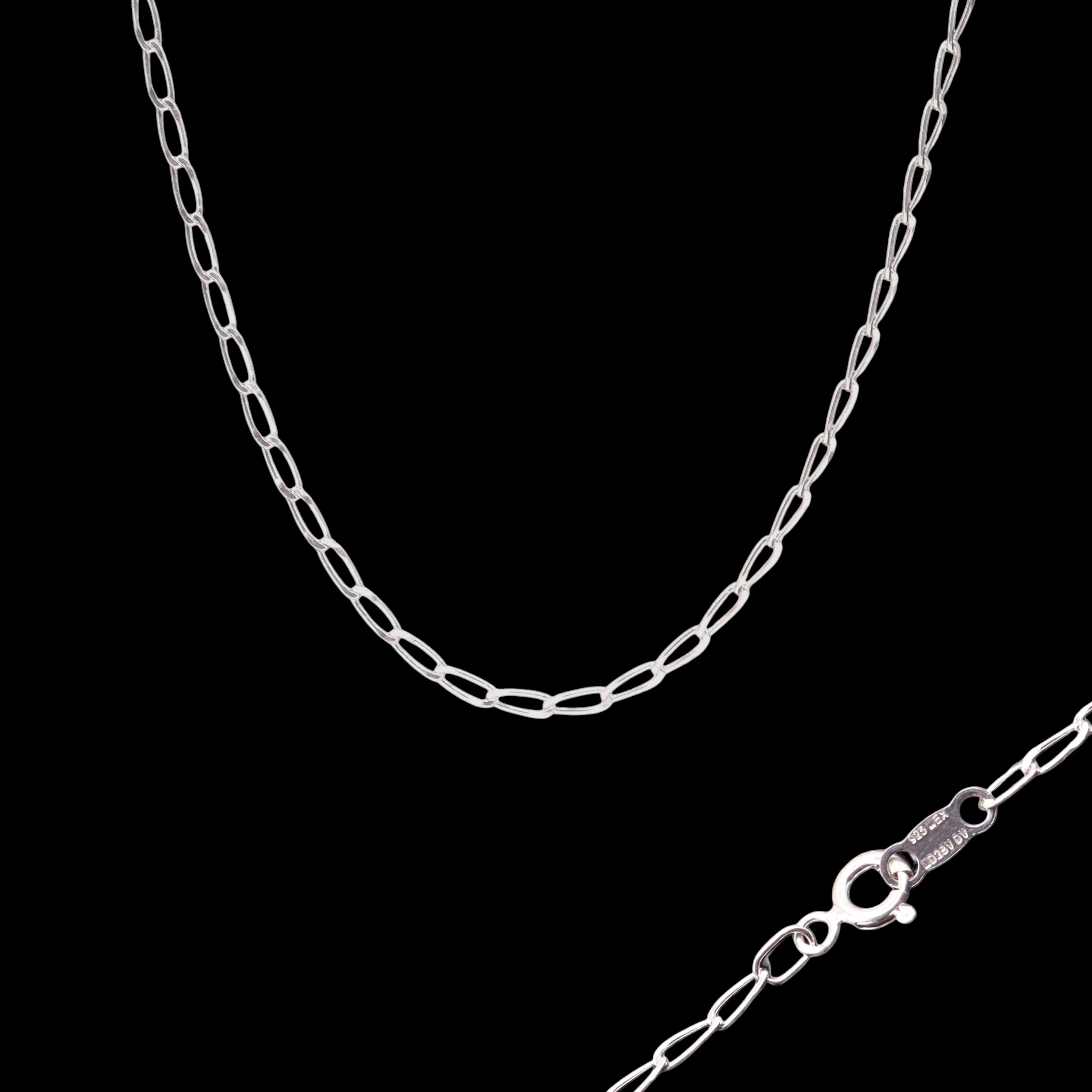 Cadena Tejido Inglés Plata .925