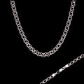 Cadena Doble Rombo de Plata .925