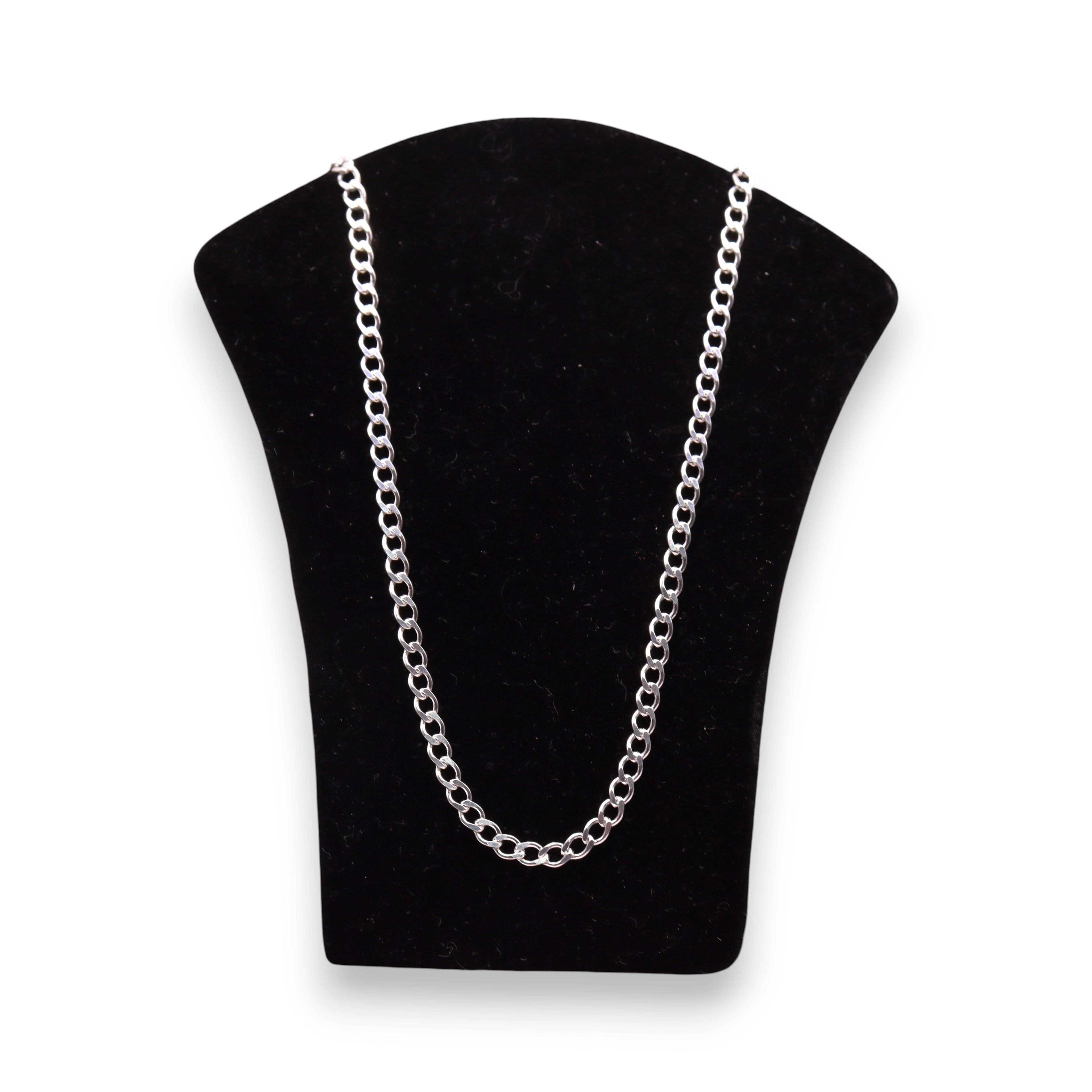 Cadena Cubana de Plata .925 50cm o 60cm