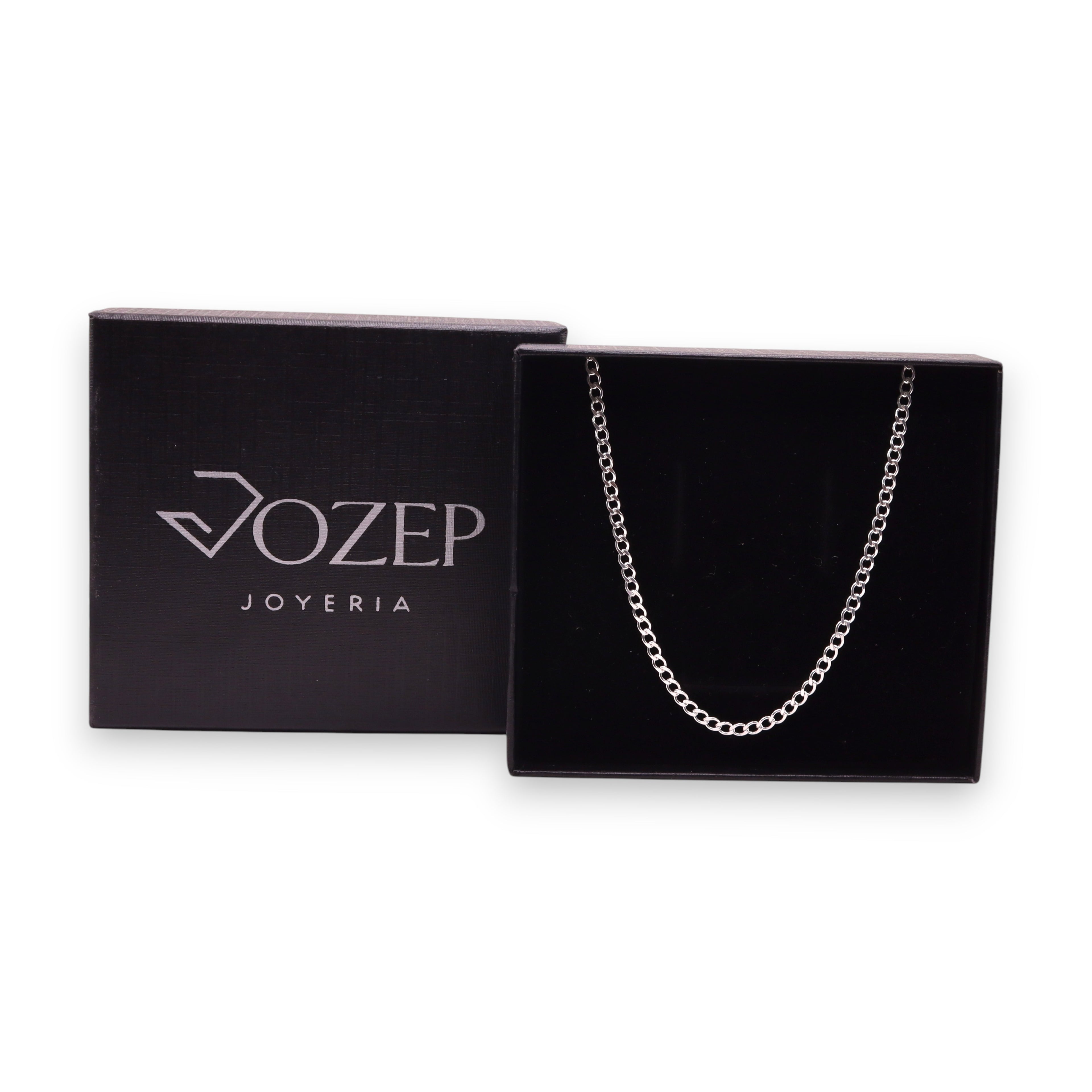 Cadena Cubana de Plata .925 50cm o 60cm