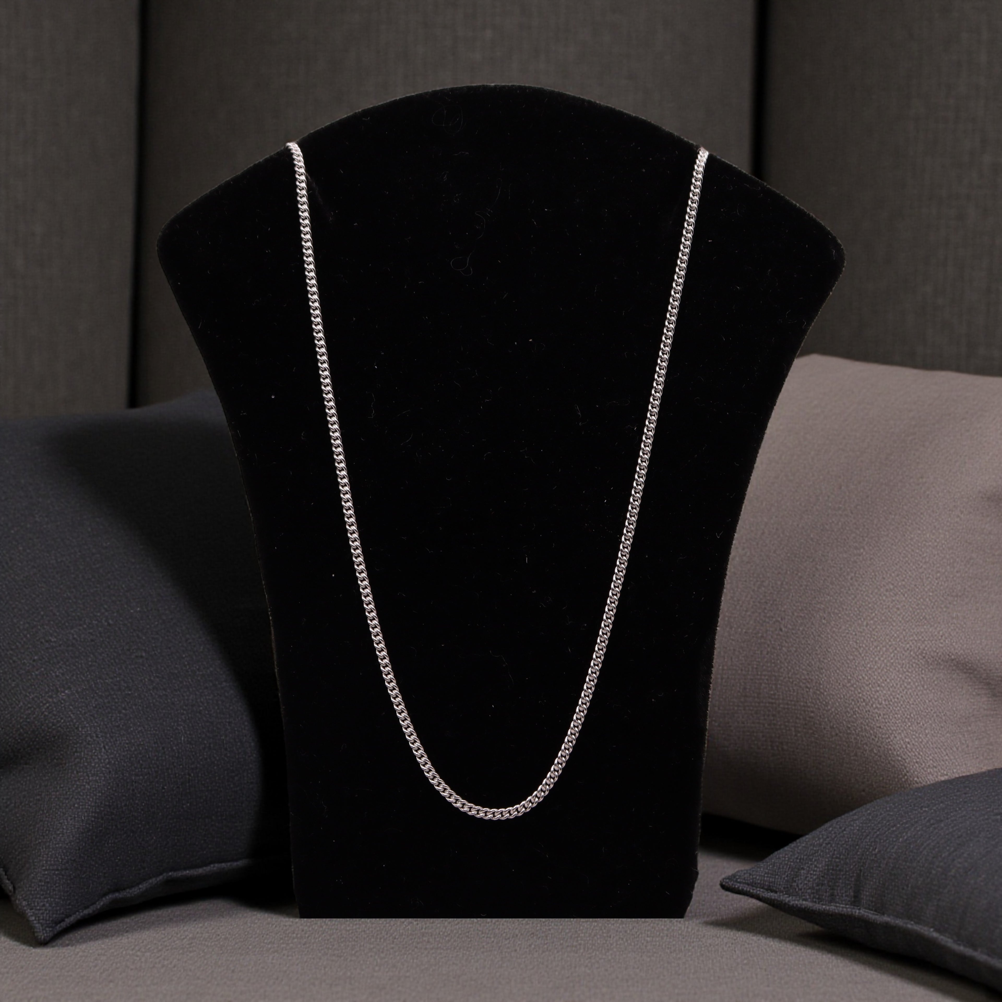 Cadena Cubana Mini Plata .925 50 cm o 60 cm | Jozep Joyería