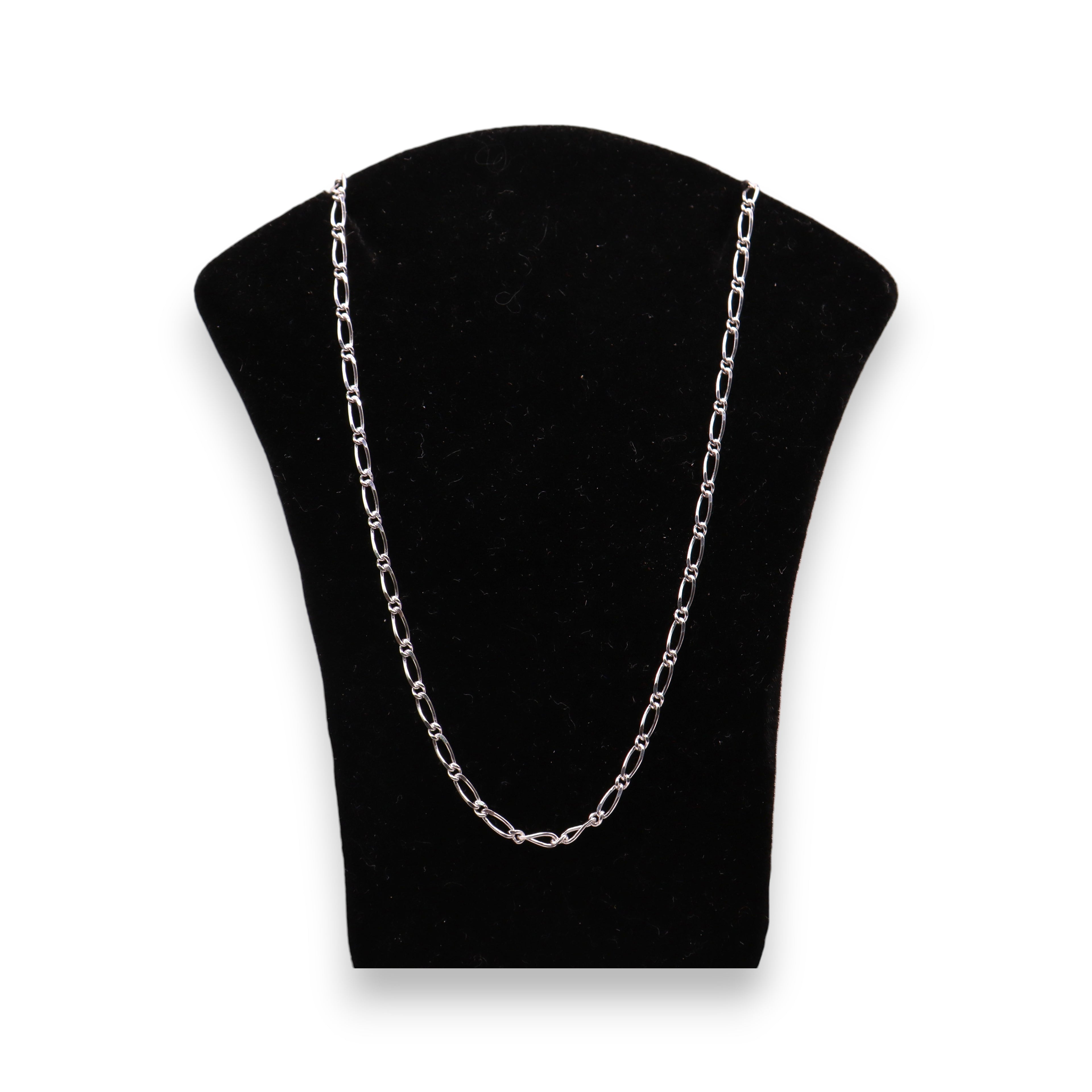 Cadena Fígaro 1x1 Plata .925 50 cm o 60 cm | Jozep Joyería