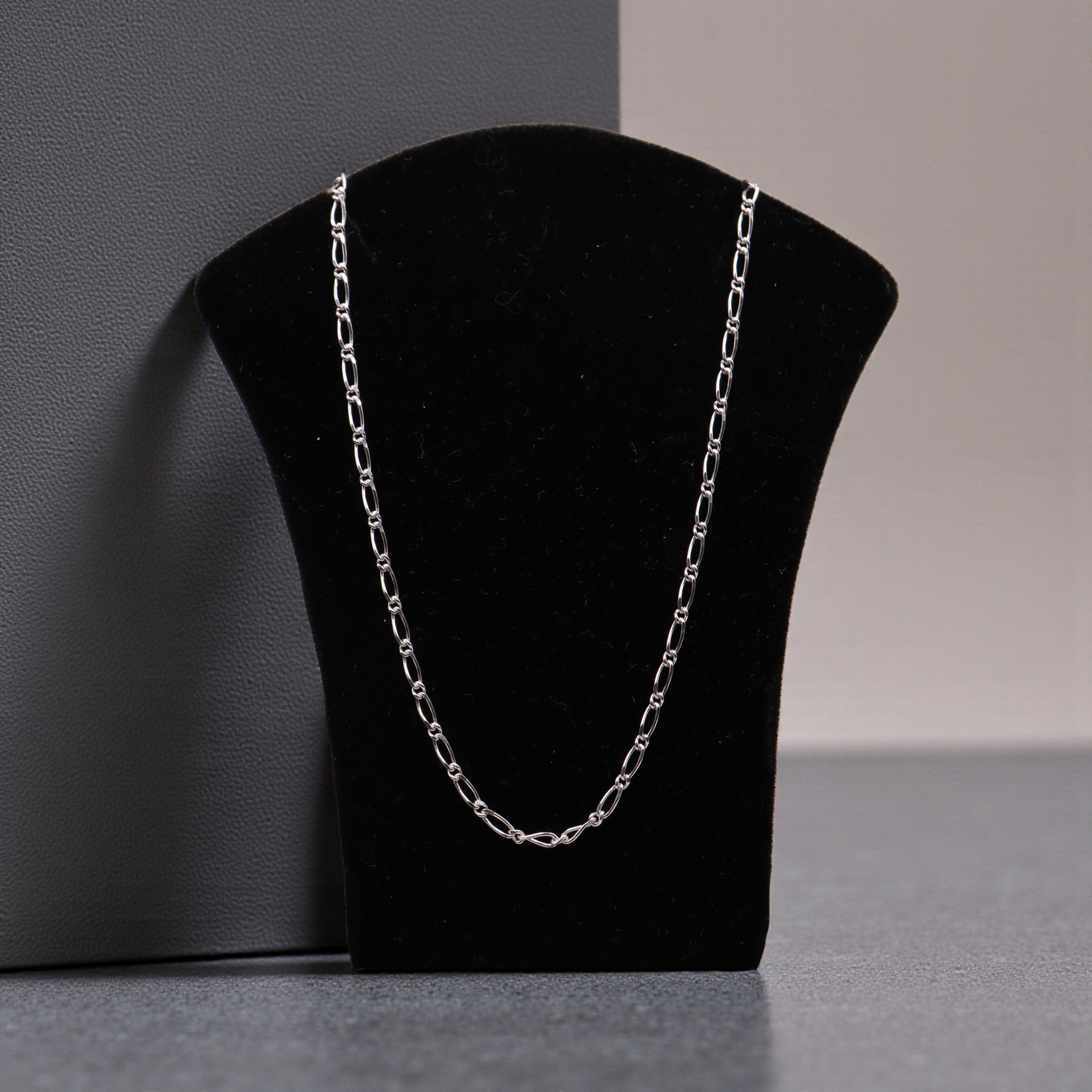 Cadena Fígaro 1x1 Plata .925 50 cm o 60 cm | Jozep Joyería