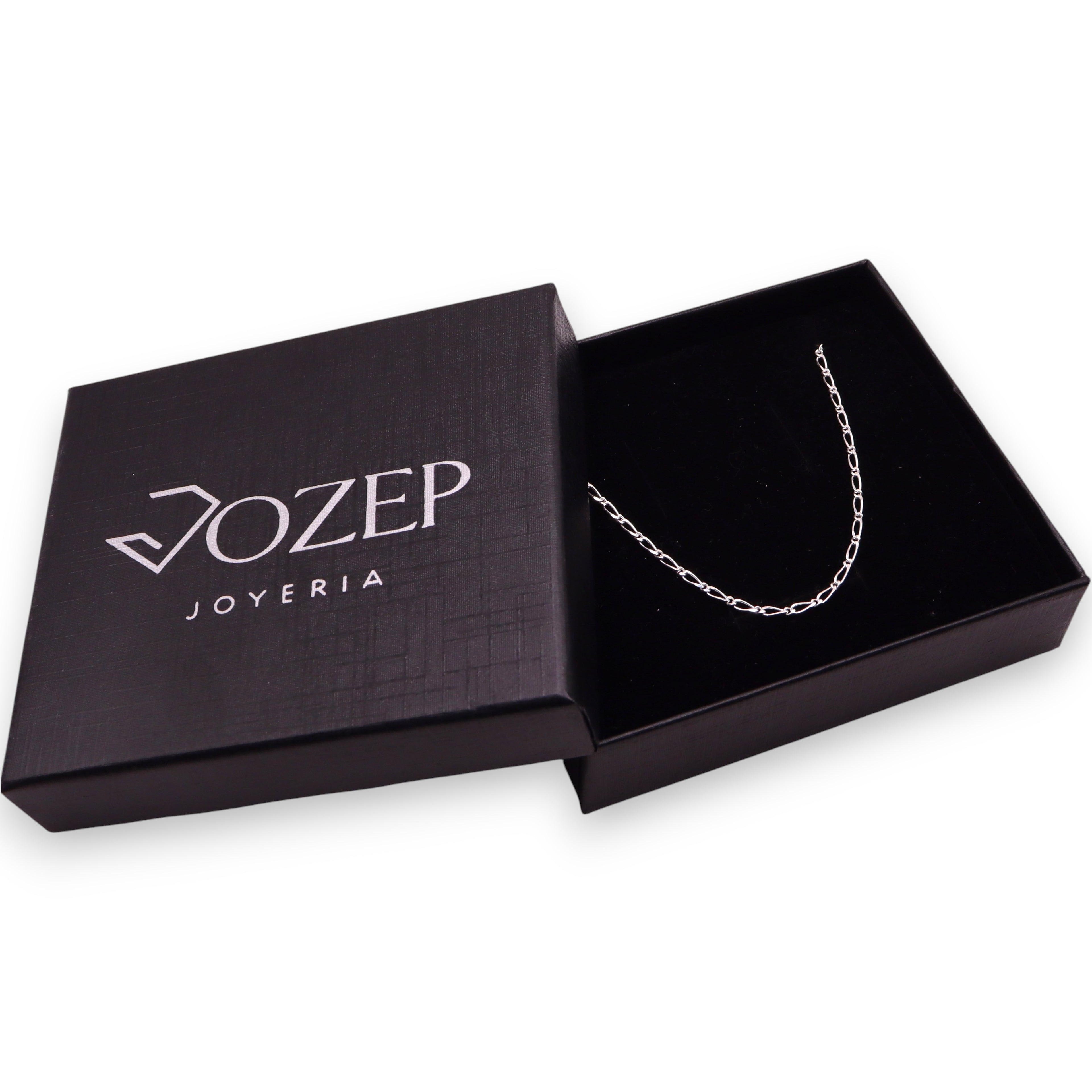 Cadena Fígaro 1x1 Plata .925 50 cm o 60 cm | Jozep Joyería