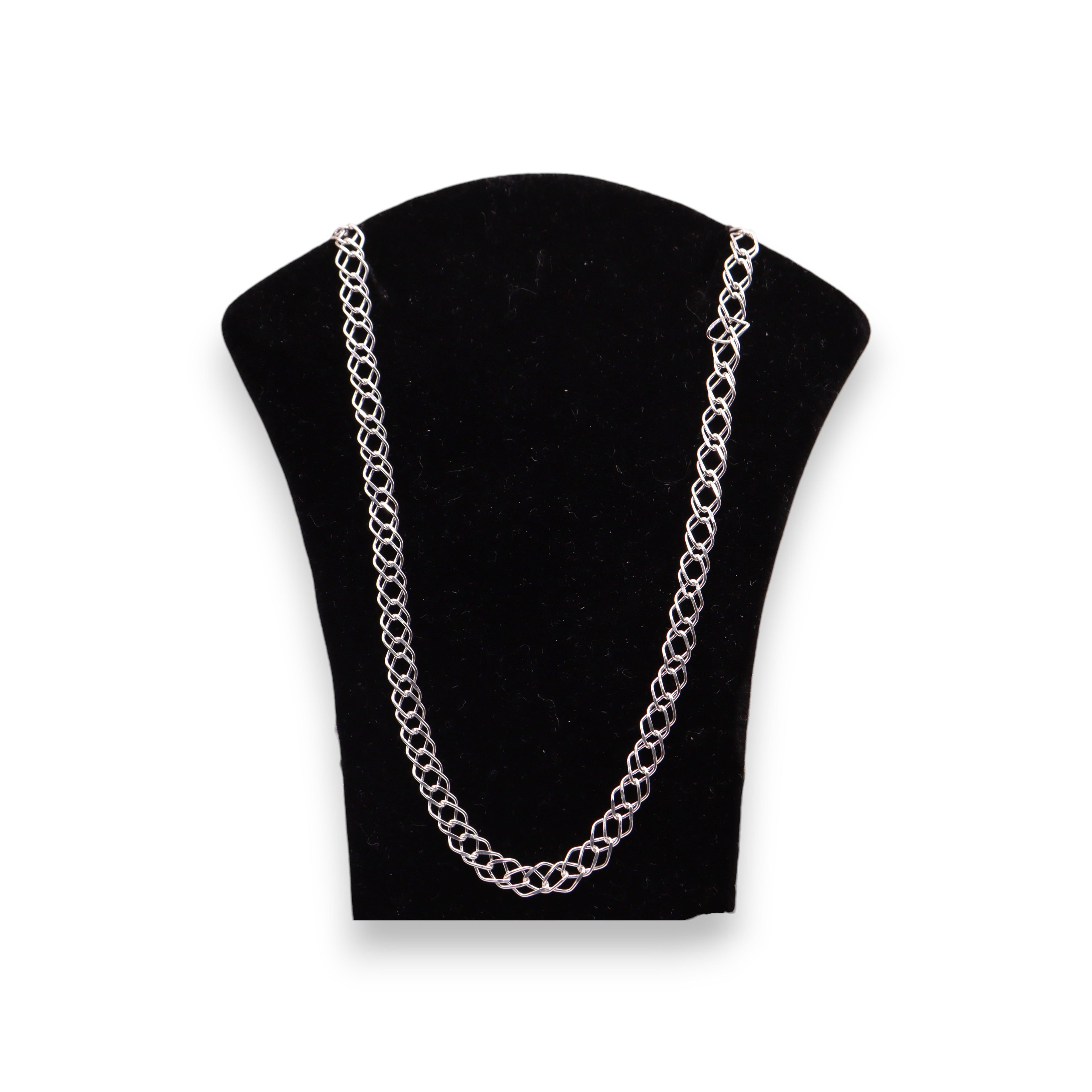 Cadena Doble Rombo de Plata .925