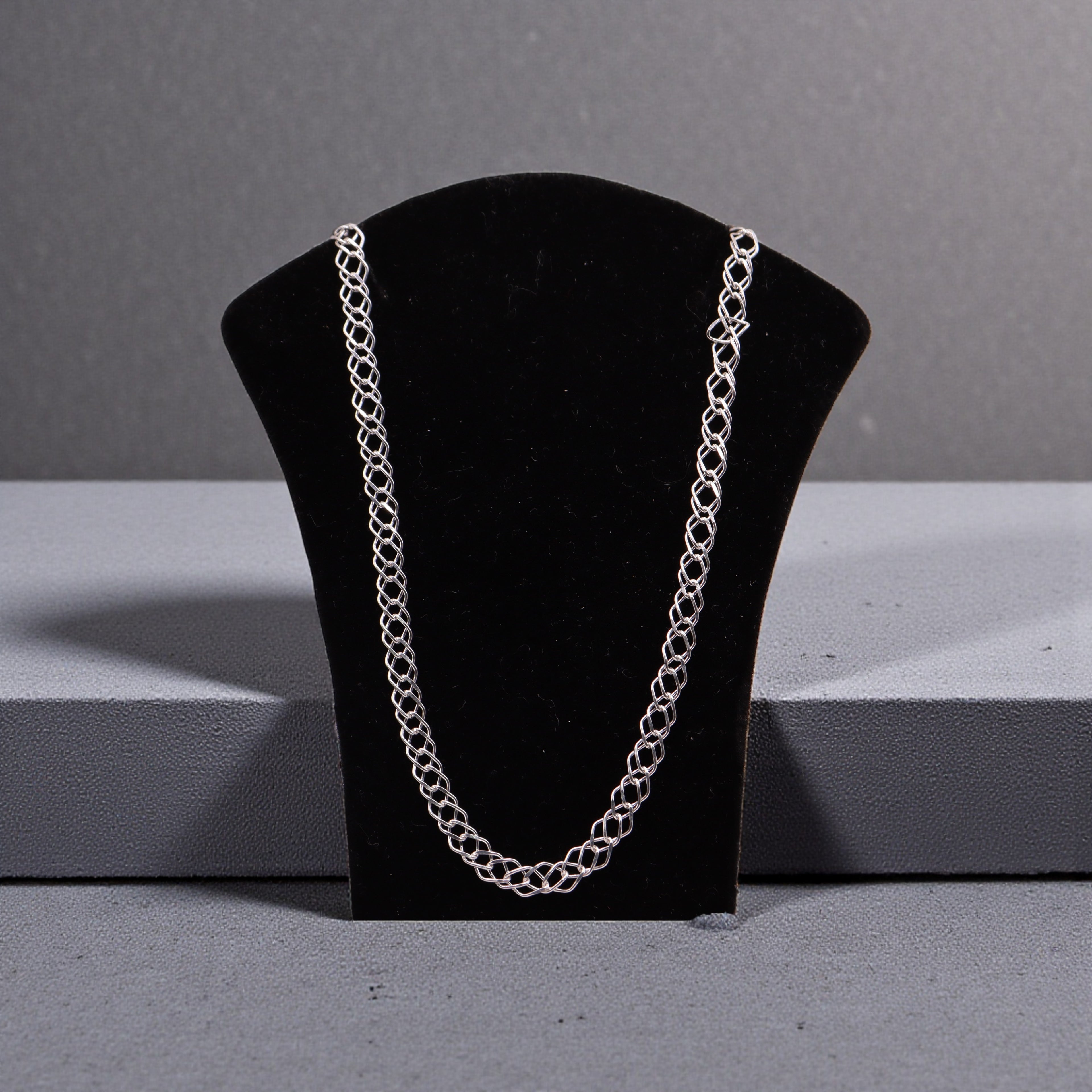 Cadena Doble Rombo de Plata .925