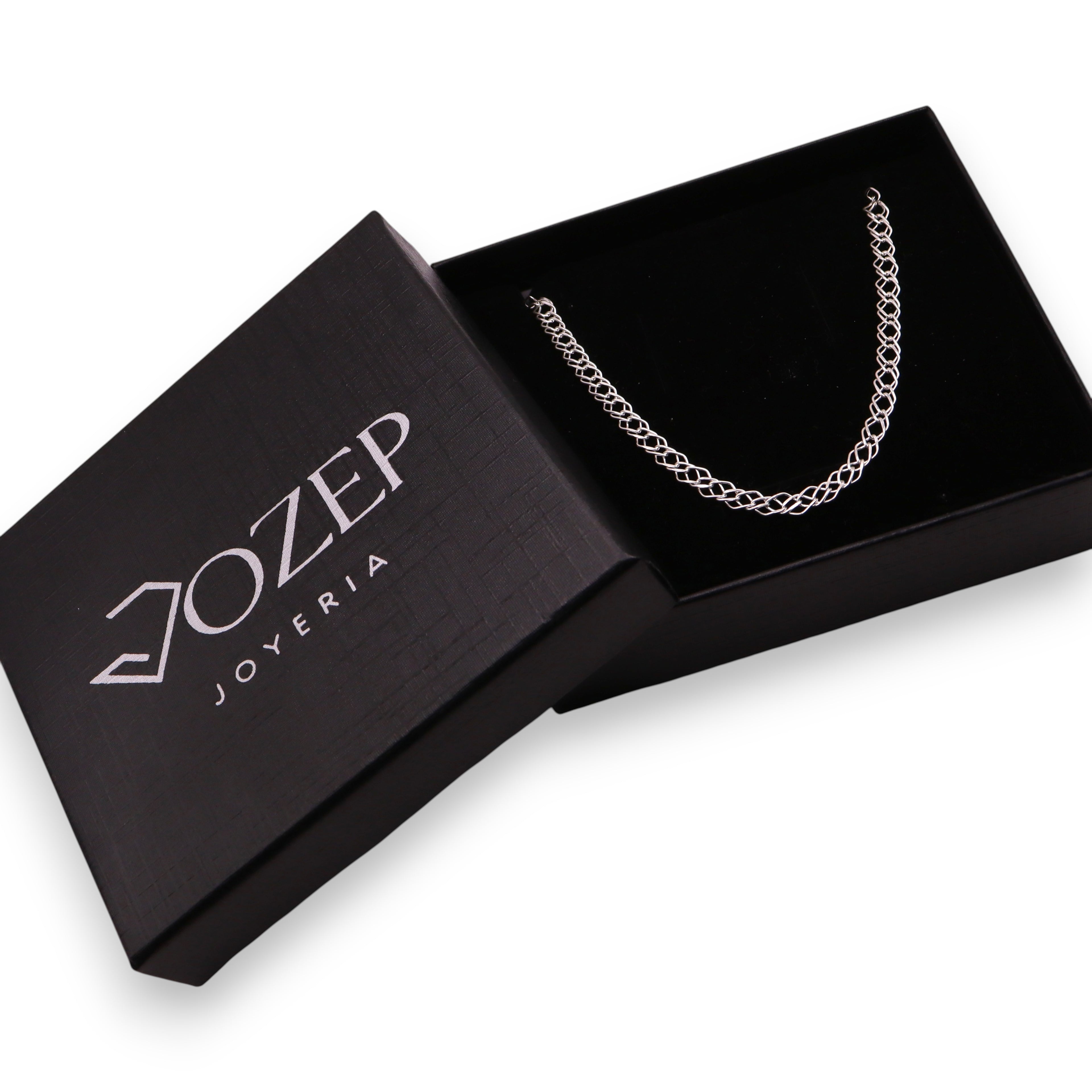 Cadena Doble Rombo de Plata .925