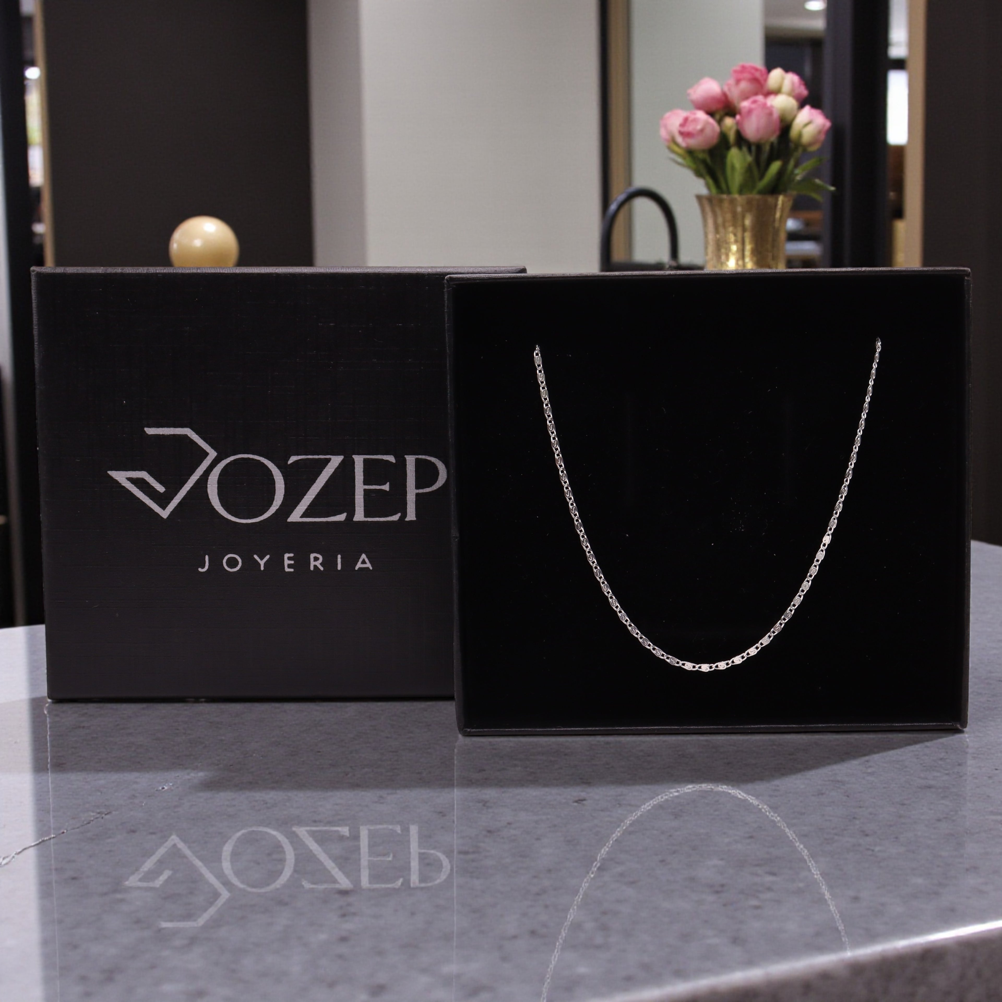 Cadena Gucci Mini de Plata .925