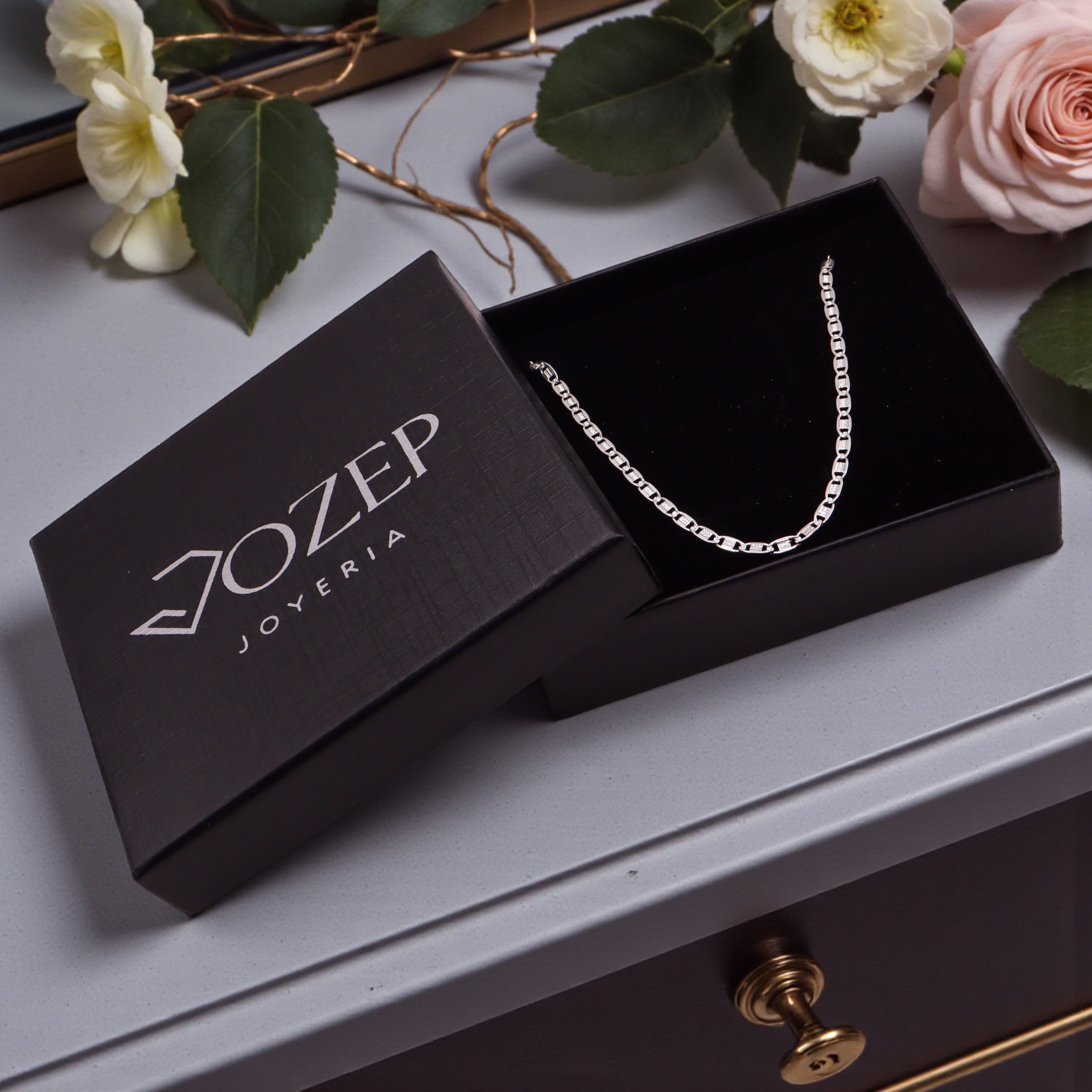 Cadena Gucci Ancla Martillada Plata .925 50 o 60 cm | Jozep Joyería