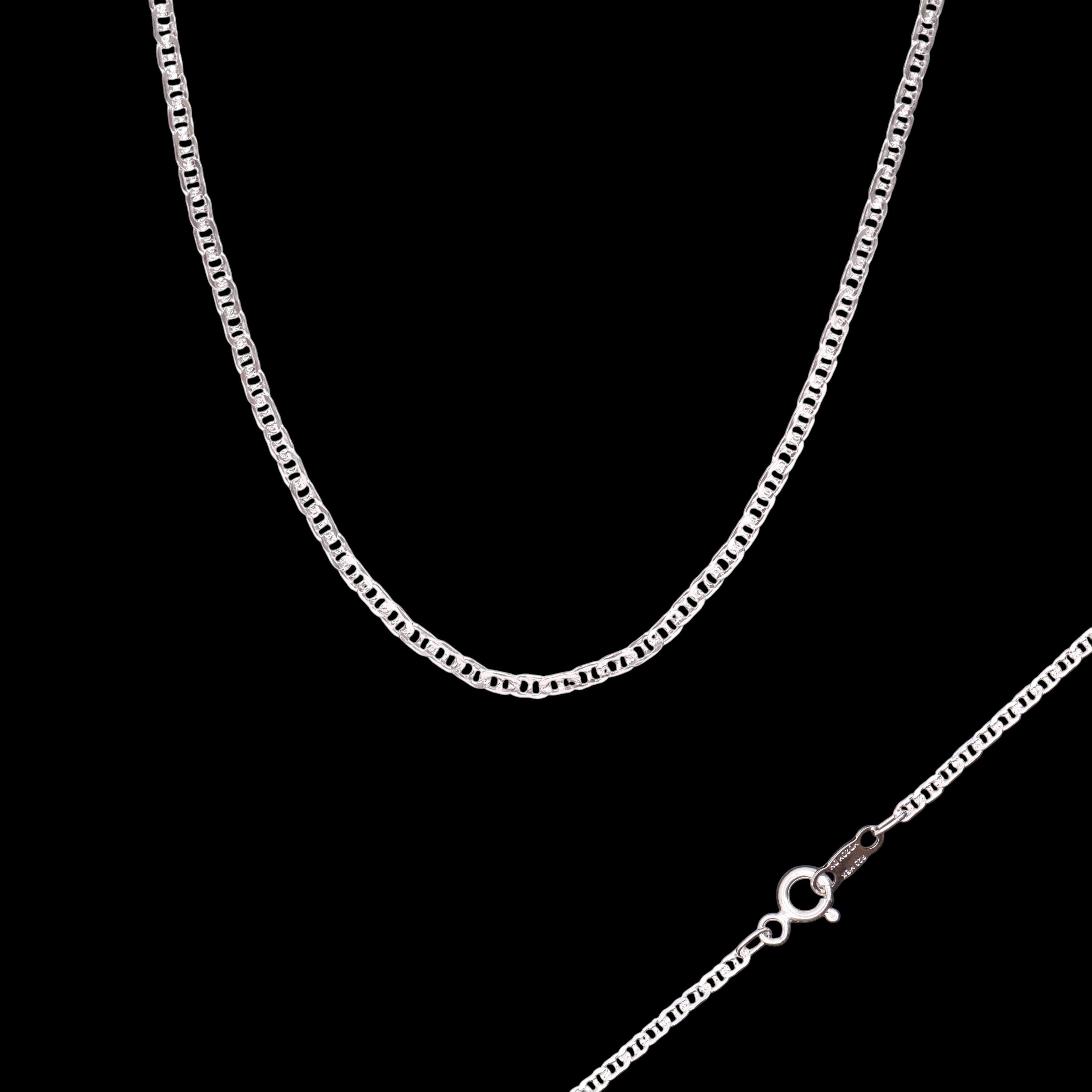 Cadena Gucci Ancla Martillada Pequeña Plata .925 45, 55 o 60 cm | Jozep Joyería