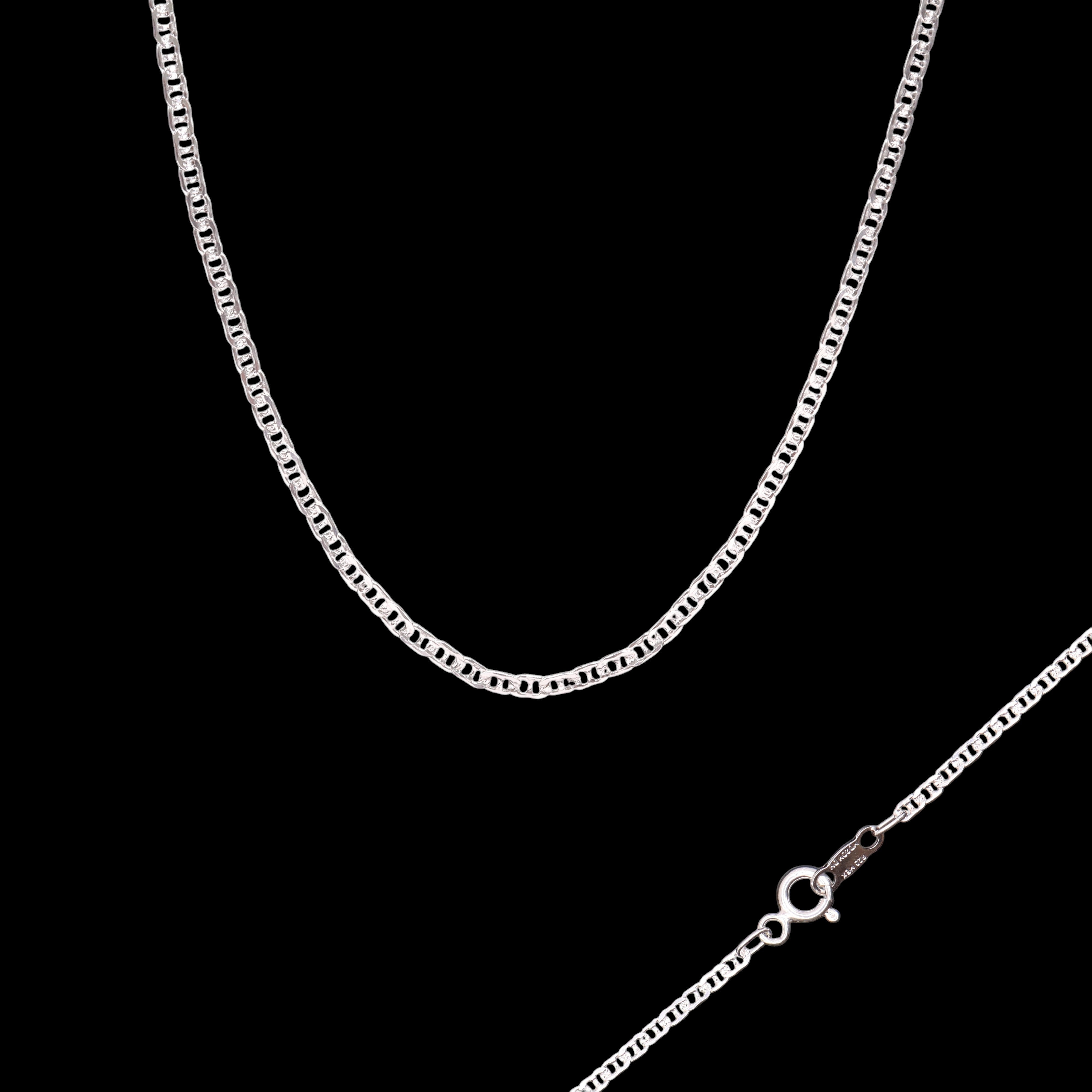 Cadena Gucci Ancla Martillada Pequeña Plata .925 45, 55 o 60 cm | Jozep Joyería