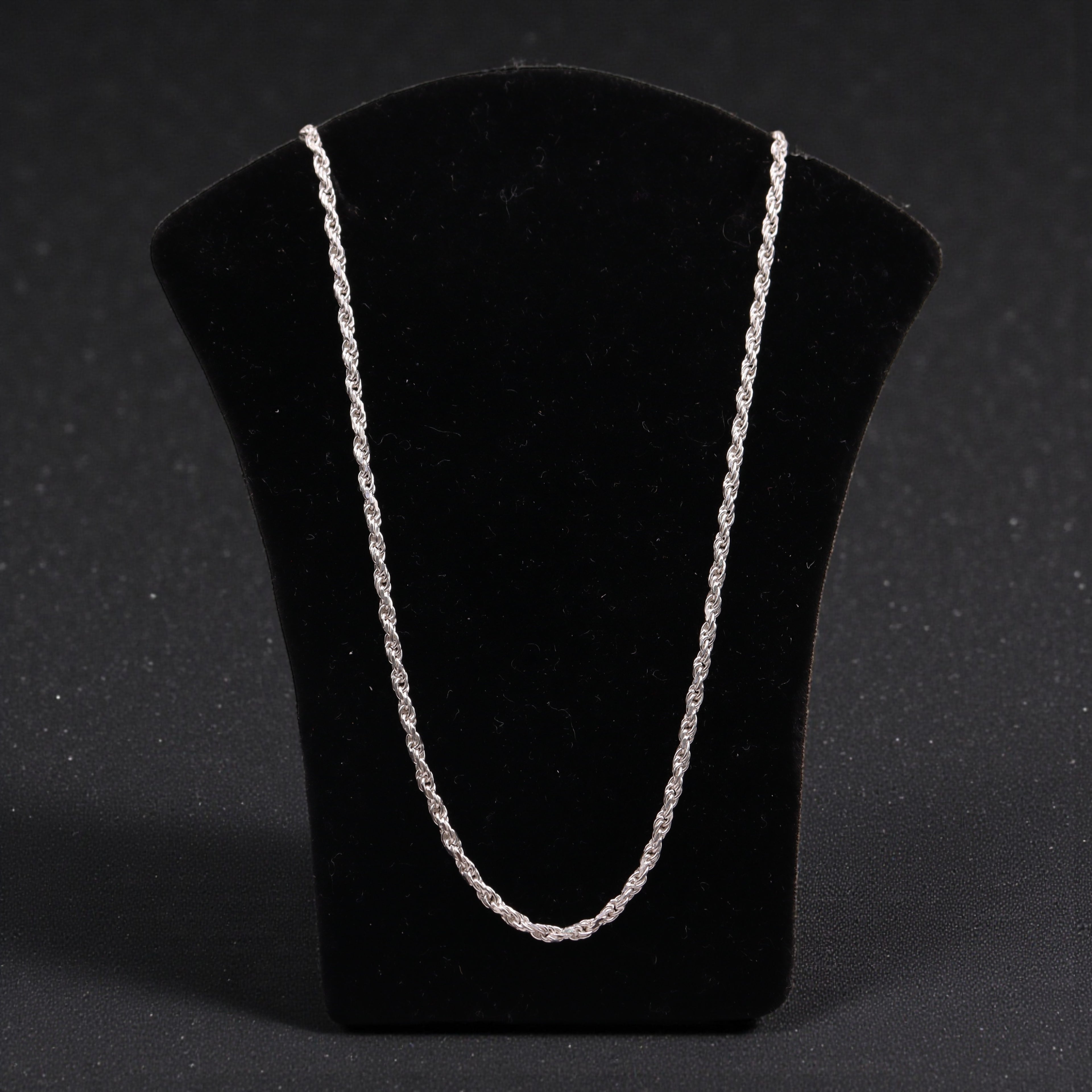 Cadena Torzal 2 mm Plata .925 50, 60 o 70 cm | Jozep Joyería