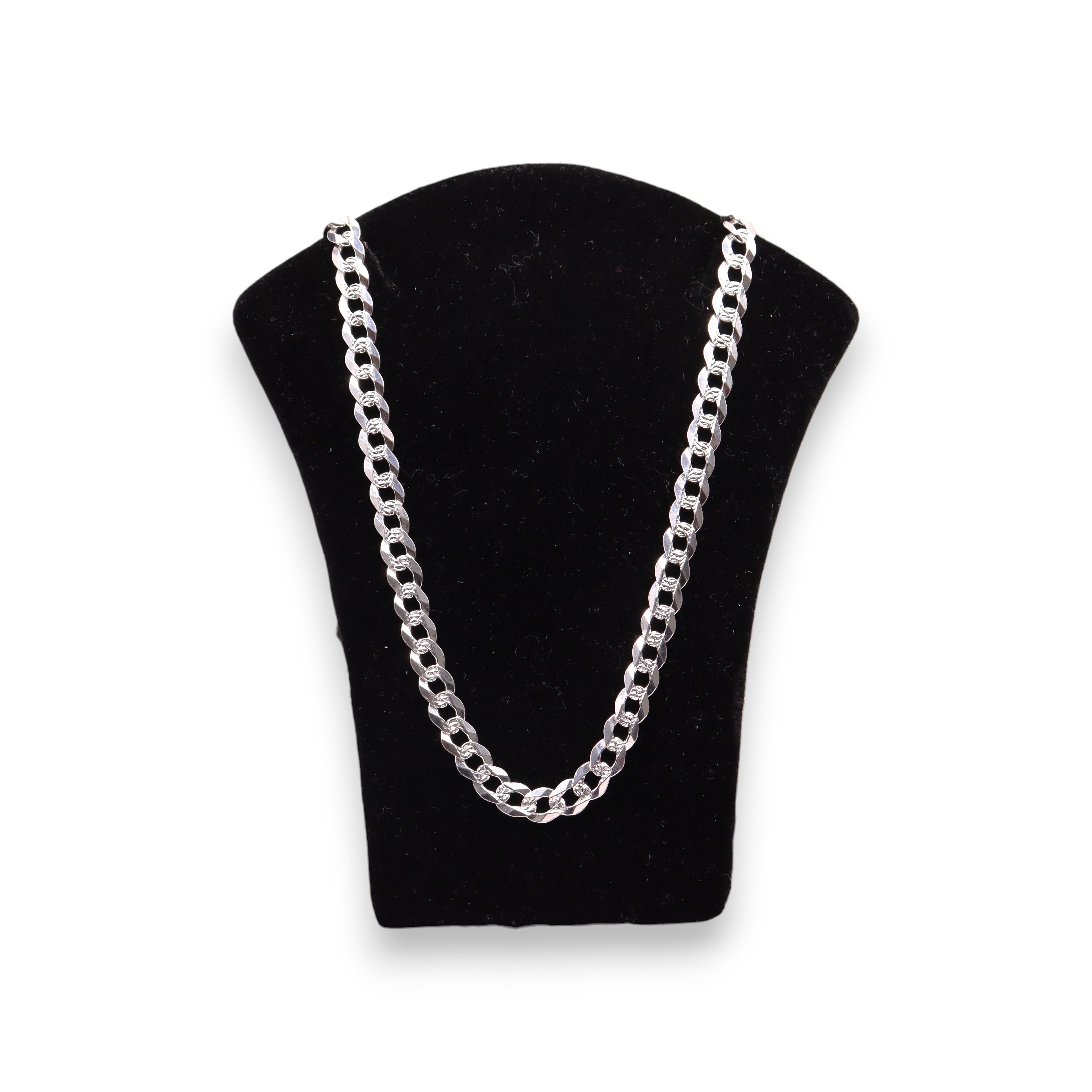 Cadena Cubana 5 mm Plata .925 50 o 60 cm