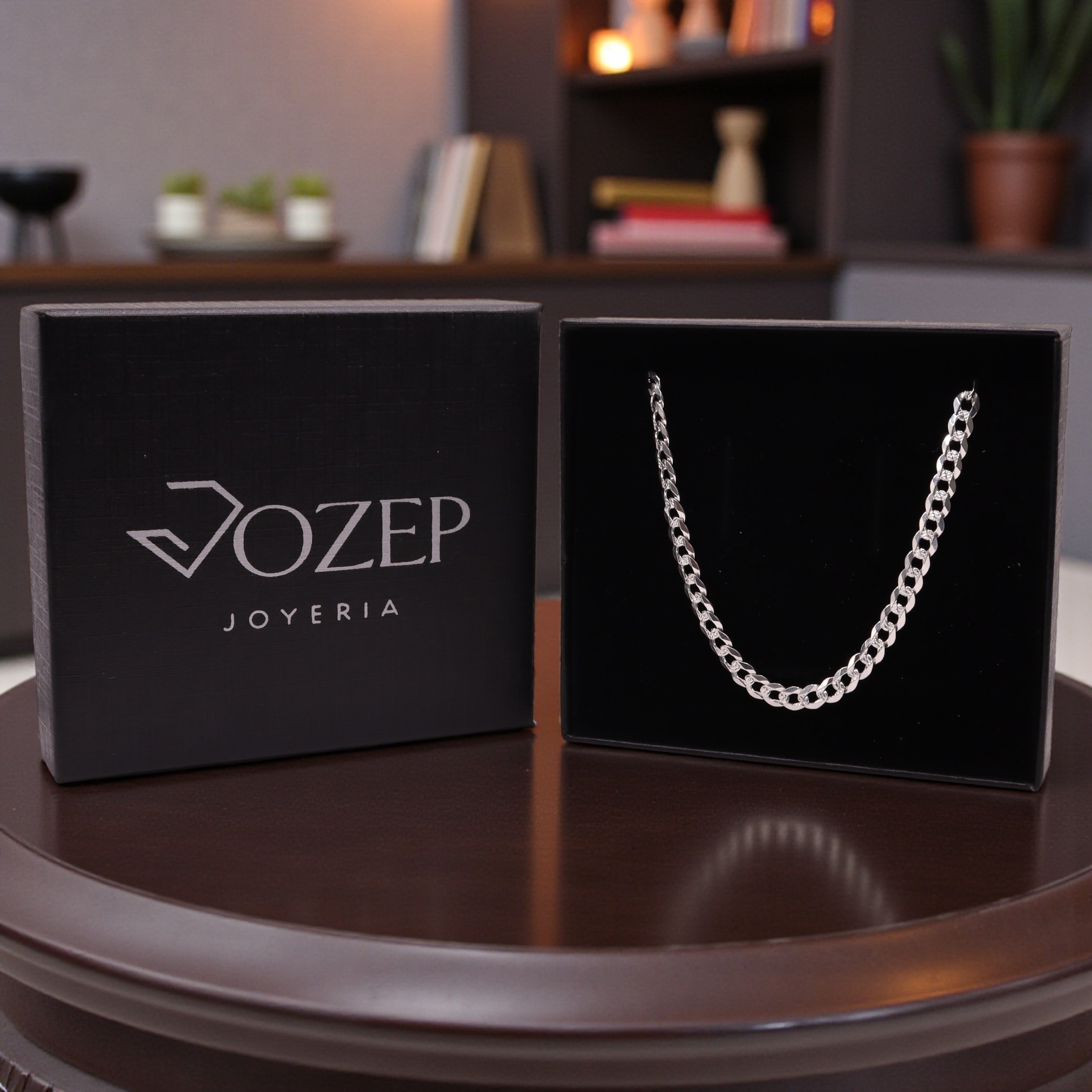 Cadena Cubana 5 mm Plata .925 50 o 60 cm