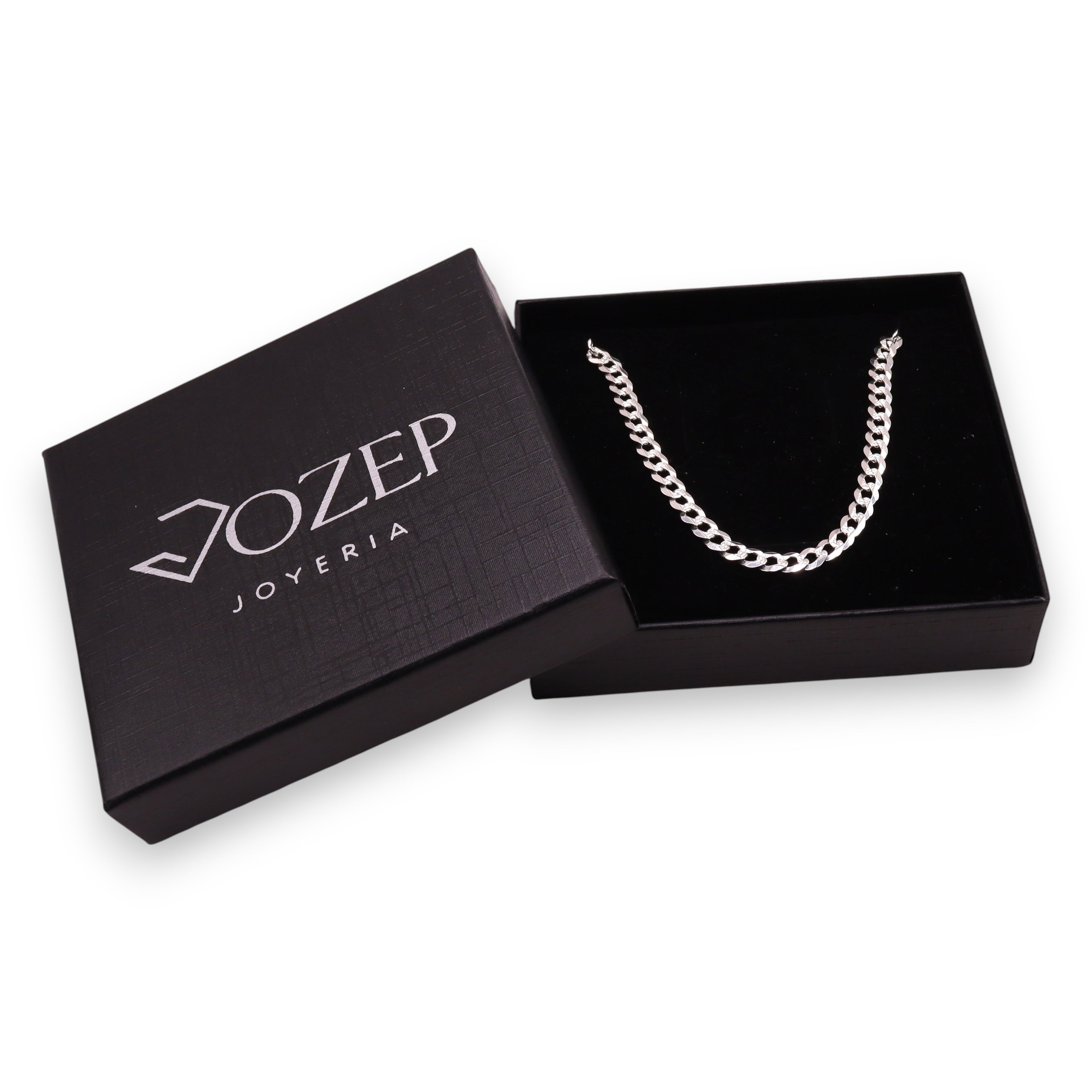 Cadena Cubana 5 mm Plata .925 50 o 60 cm