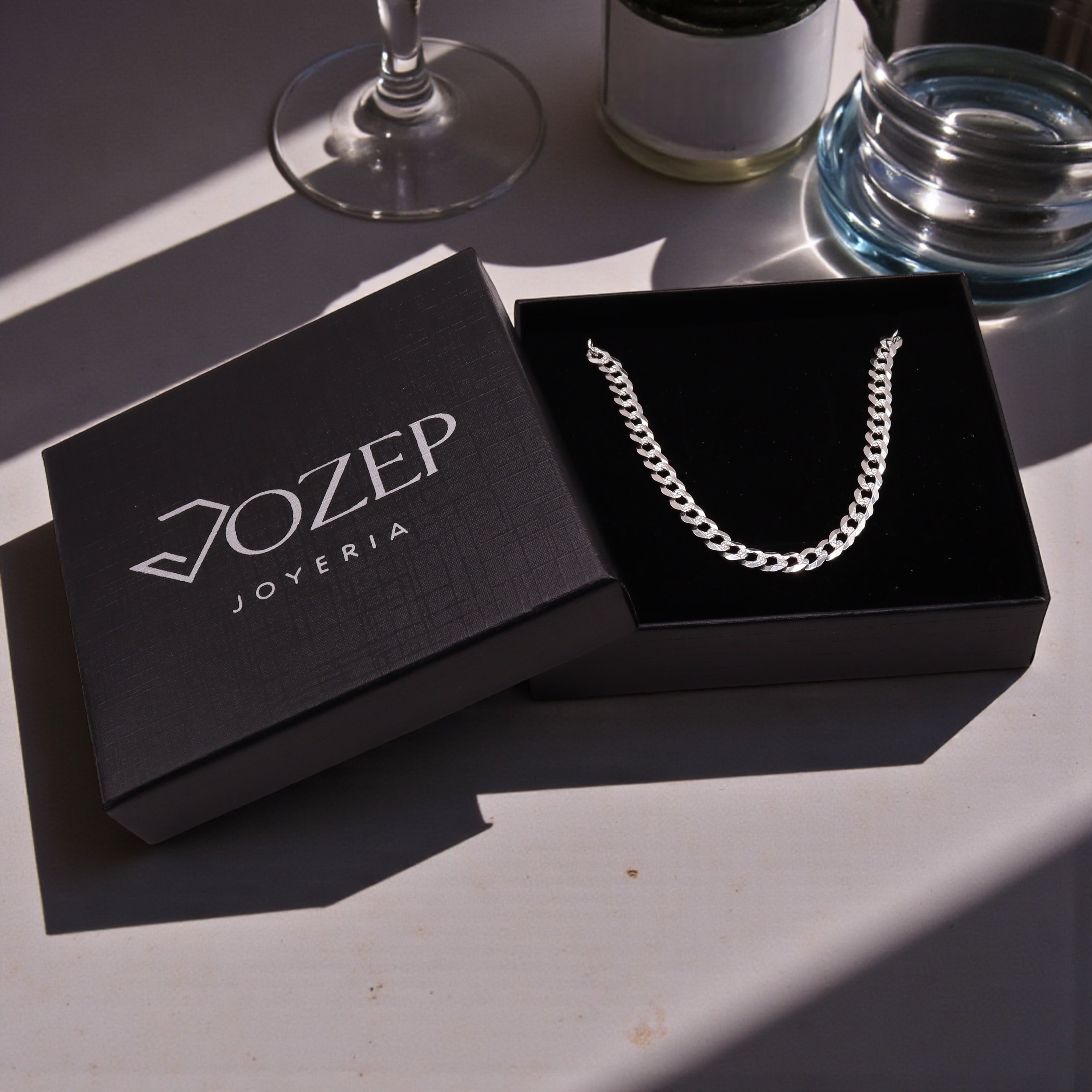 Cadena Cubana 5 mm Plata .925 50 o 60 cm