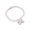 Pulsera Mariposa Grande Plata .925 18 cm  Jozep Joyería