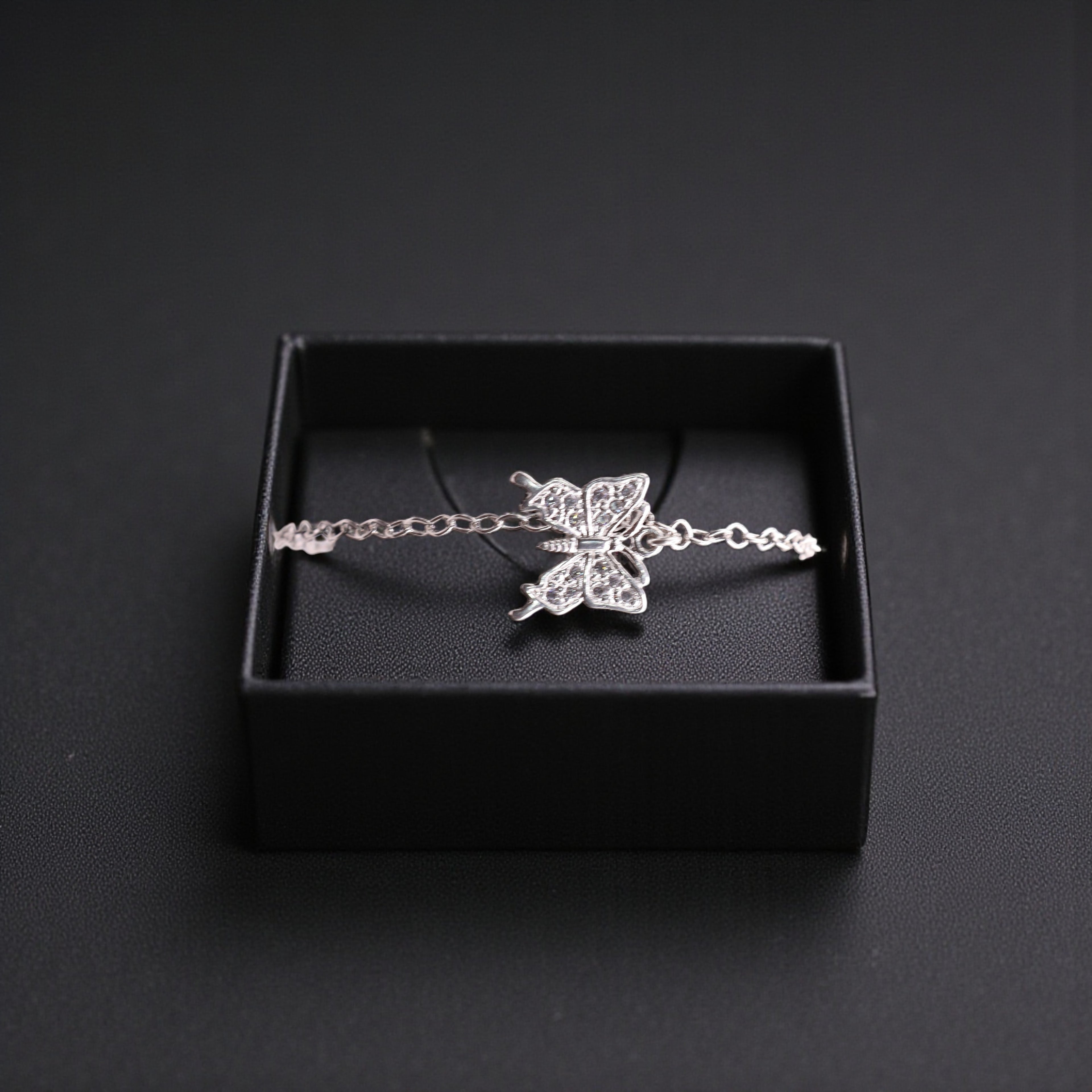 Pulsera Mariposa Grande Plata .925 18 cm  Jozep Joyería