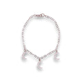 Pulsera Tres Lunas Plata .925 19 cm Jozep Joyería