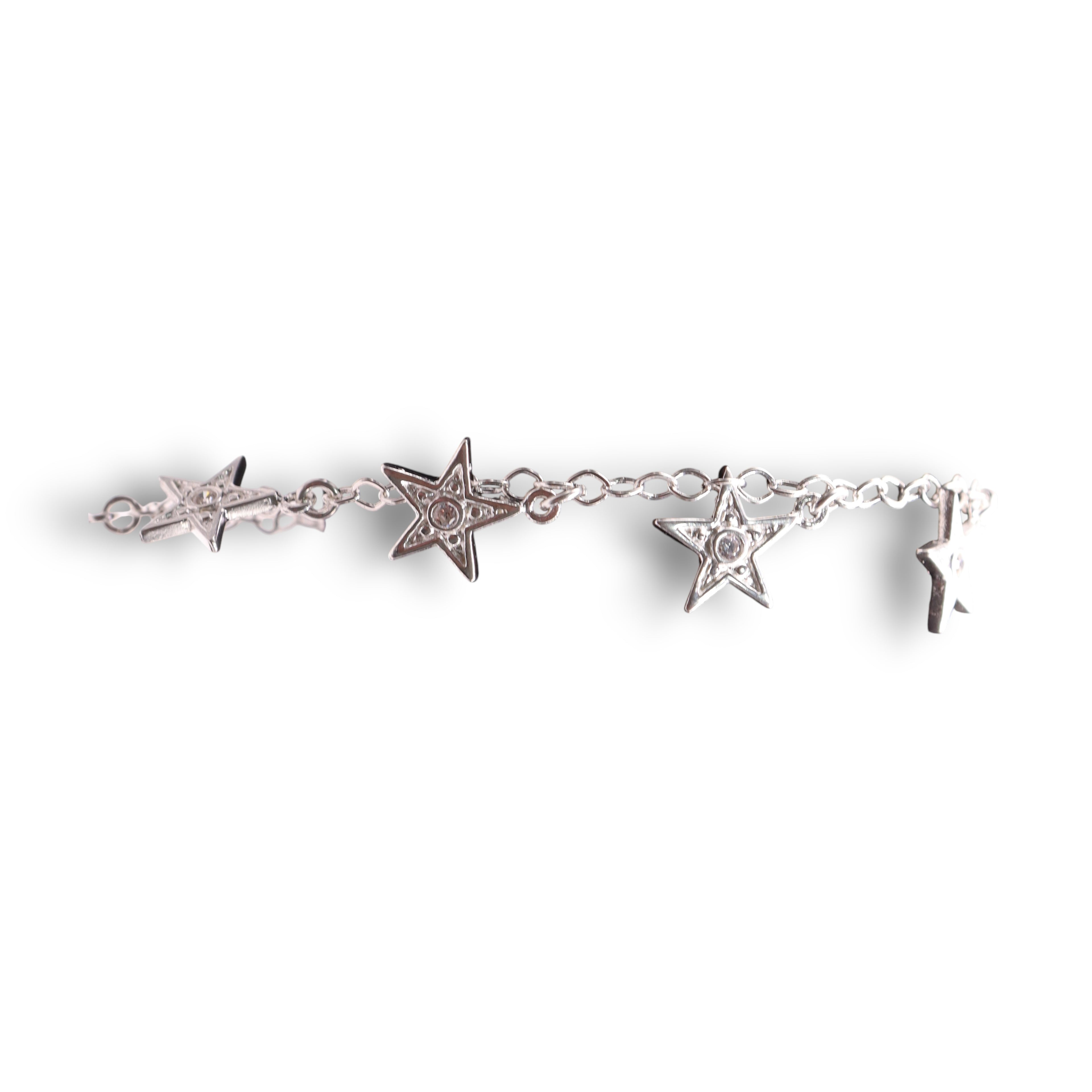 Pulsera Cinco Estrellas Plata .925 19 cm  Jozep Joyería