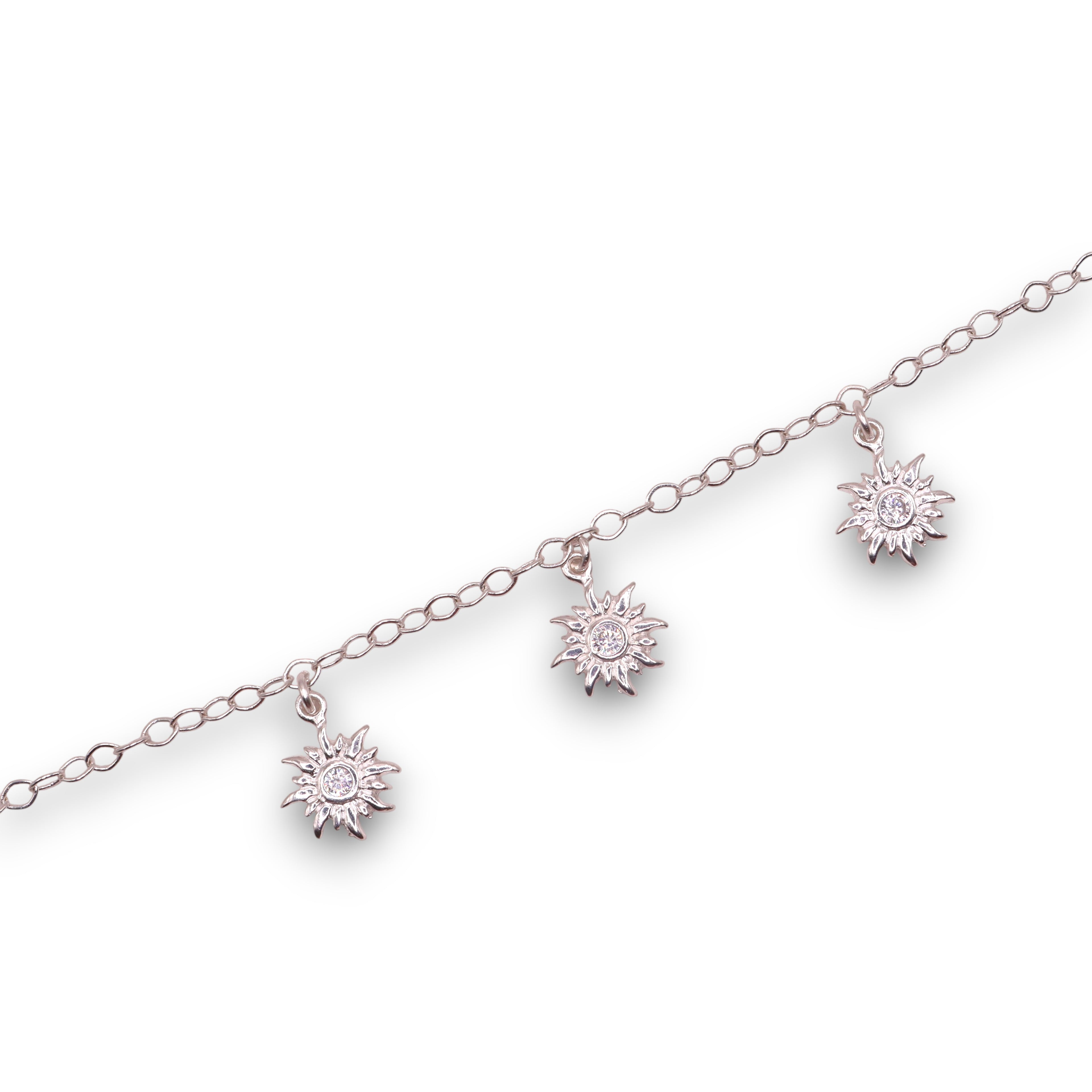 Pulsera Tres Soles Plata .925 19 cm