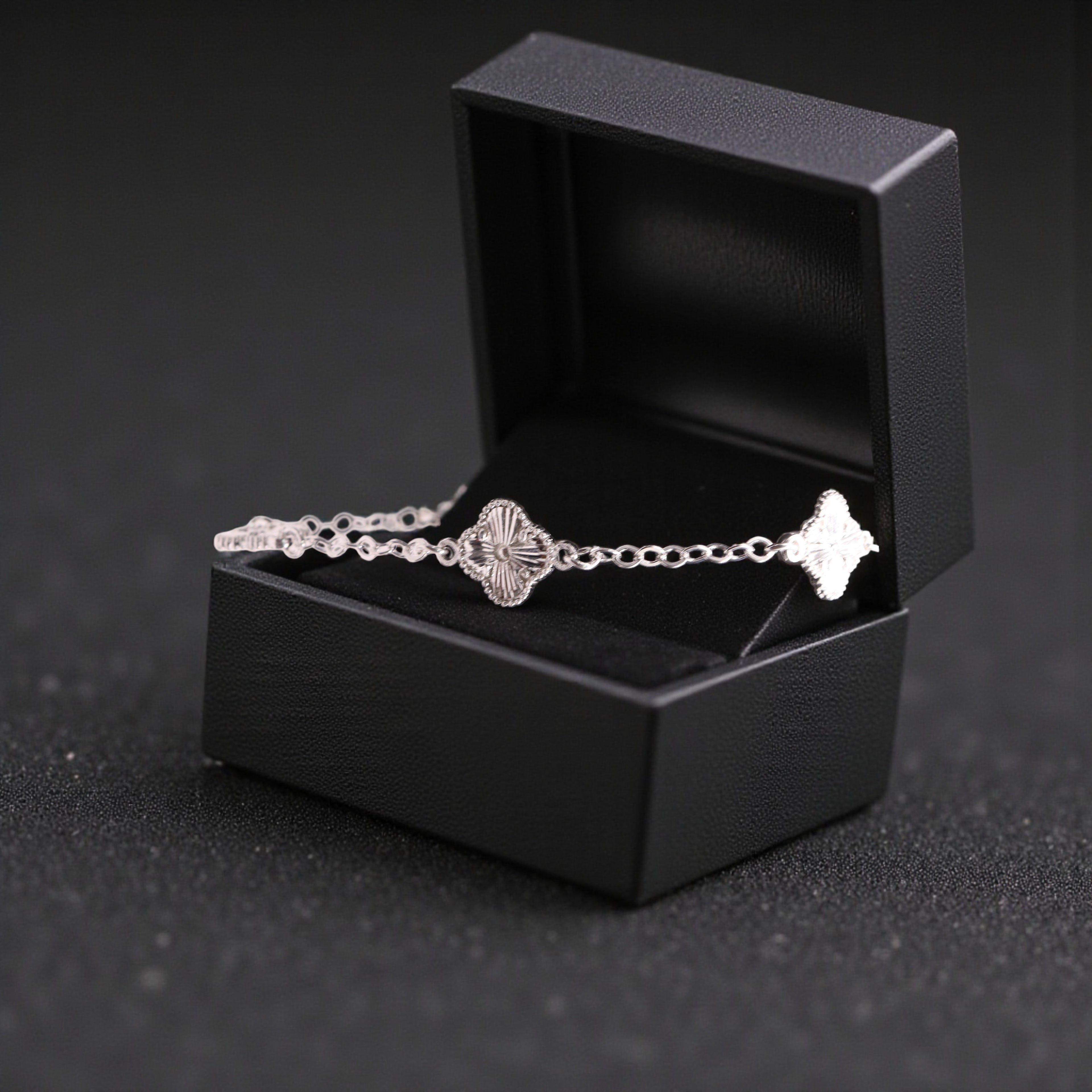 Pulsera Plata 925 Trebol 21.5 Cm | Jozep Joyería