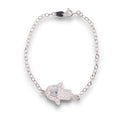 Pulsera Mano De Fátima Plata .925 18 cm