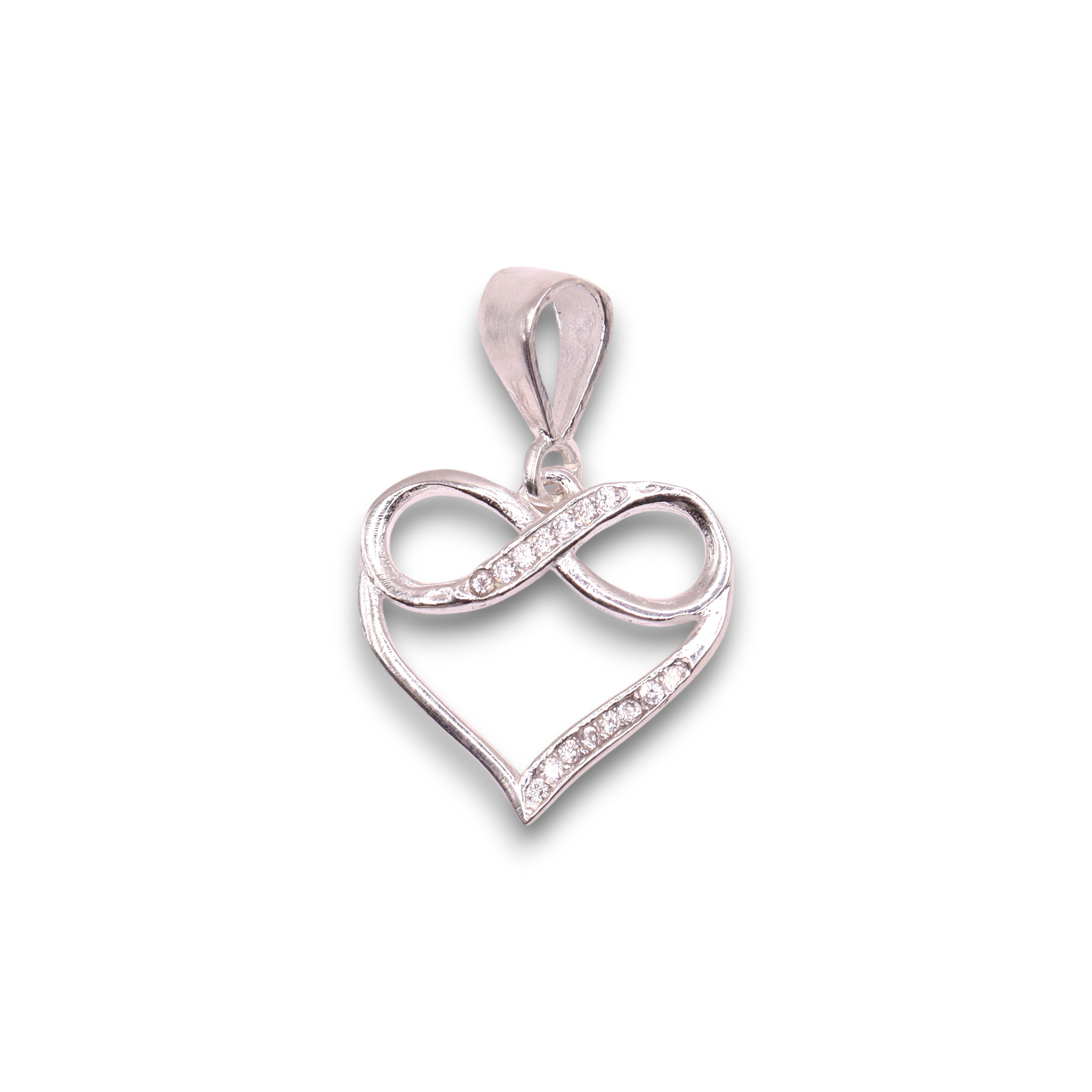 Dije Corazón Infinito Amor Eterno Plata .925 Jozep Joyería