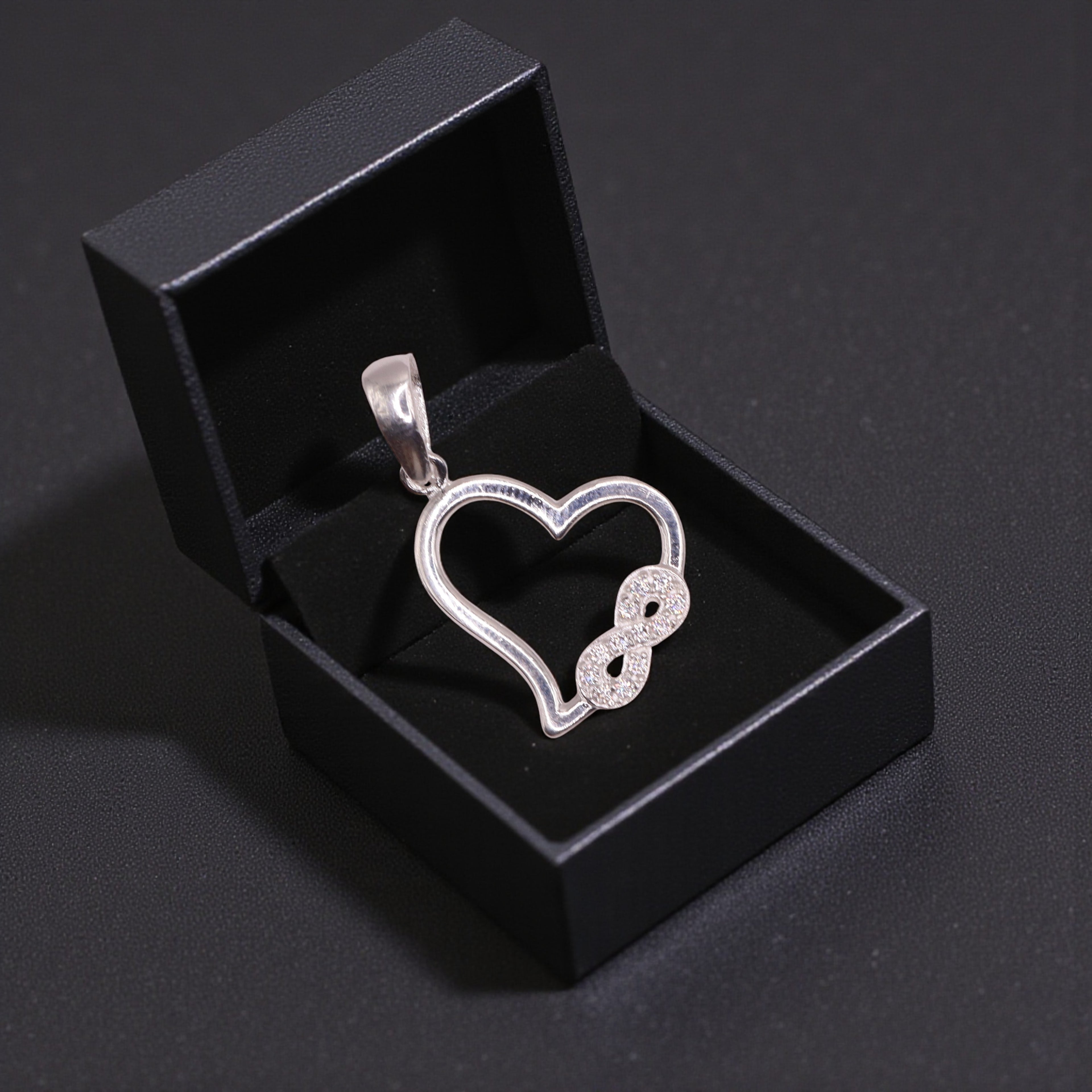 Dije Corazón Infinito Plata 925 Jozep Joyería