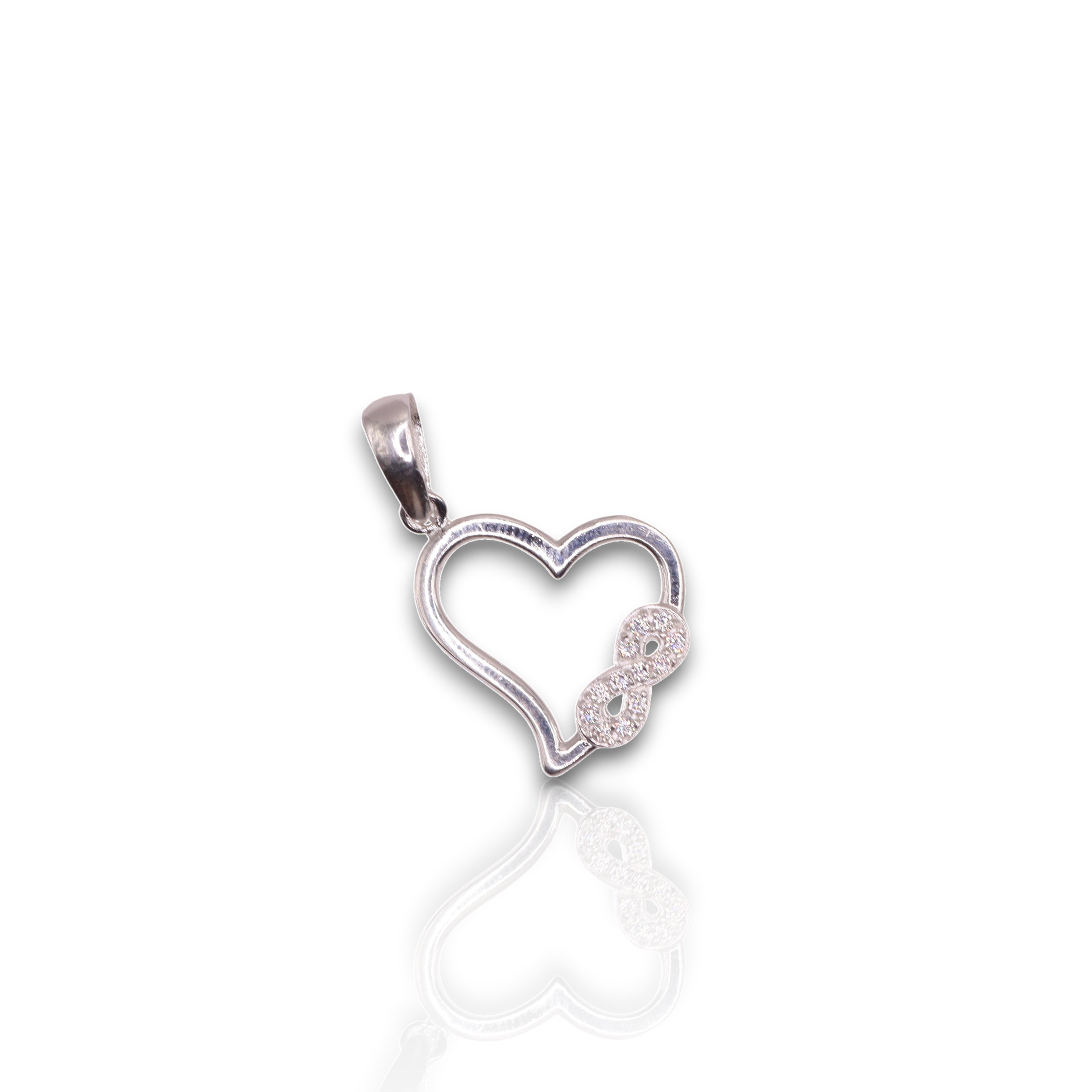 Dije Corazón Infinito Plata 925 Jozep Joyería