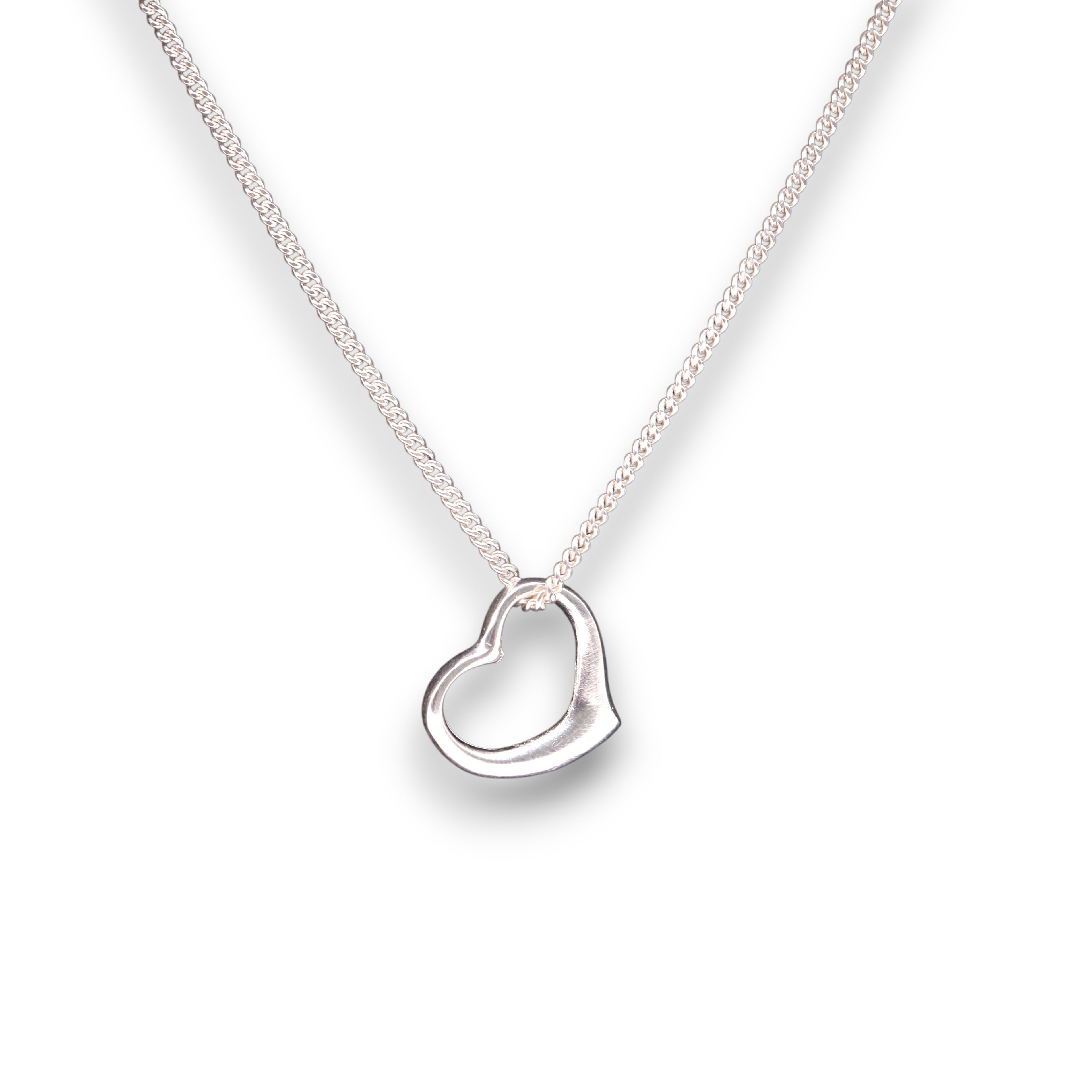 Dije Corazón Calado Plata .925 Jozep Joyería