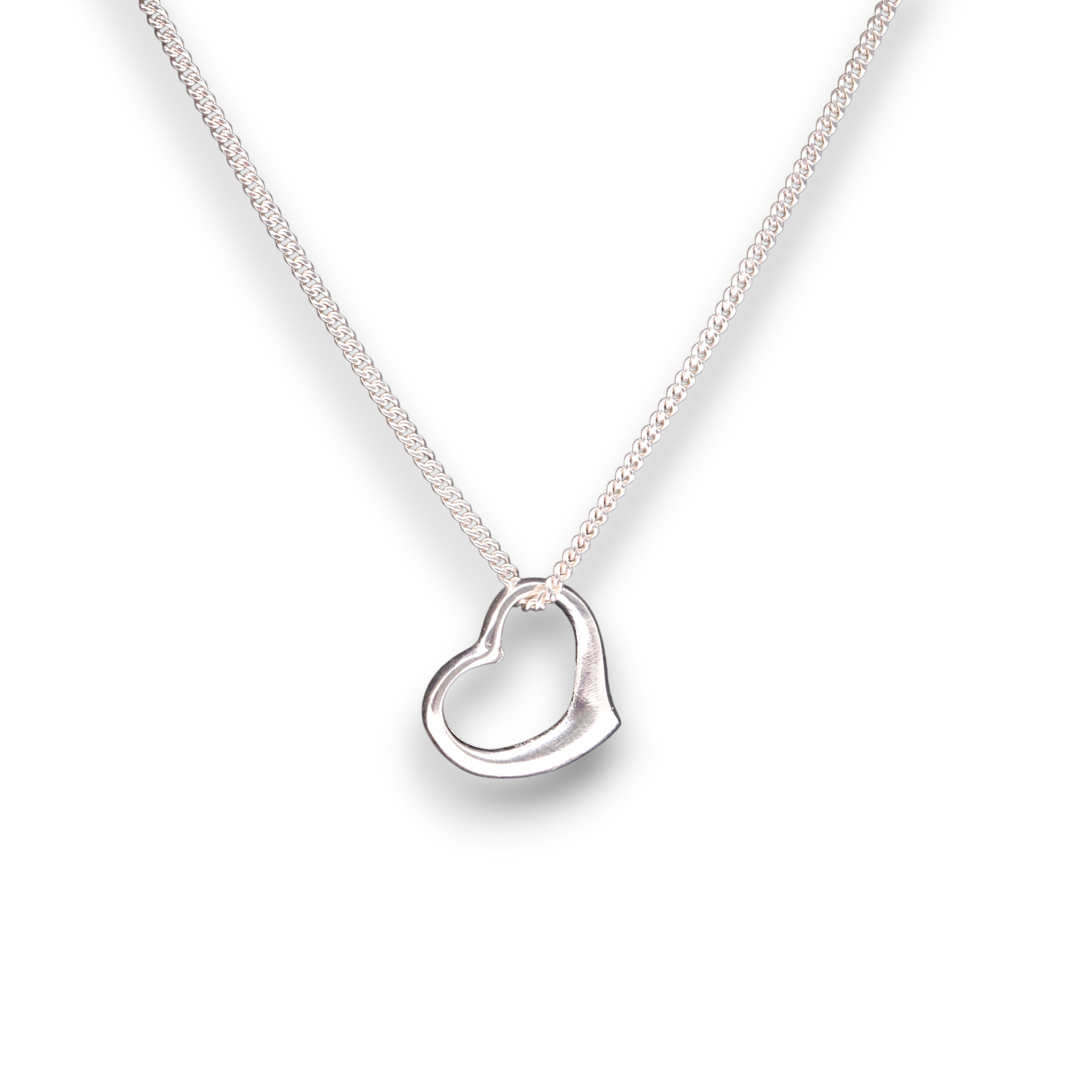 Dije Corazón Calado Plata .925 Jozep Joyería