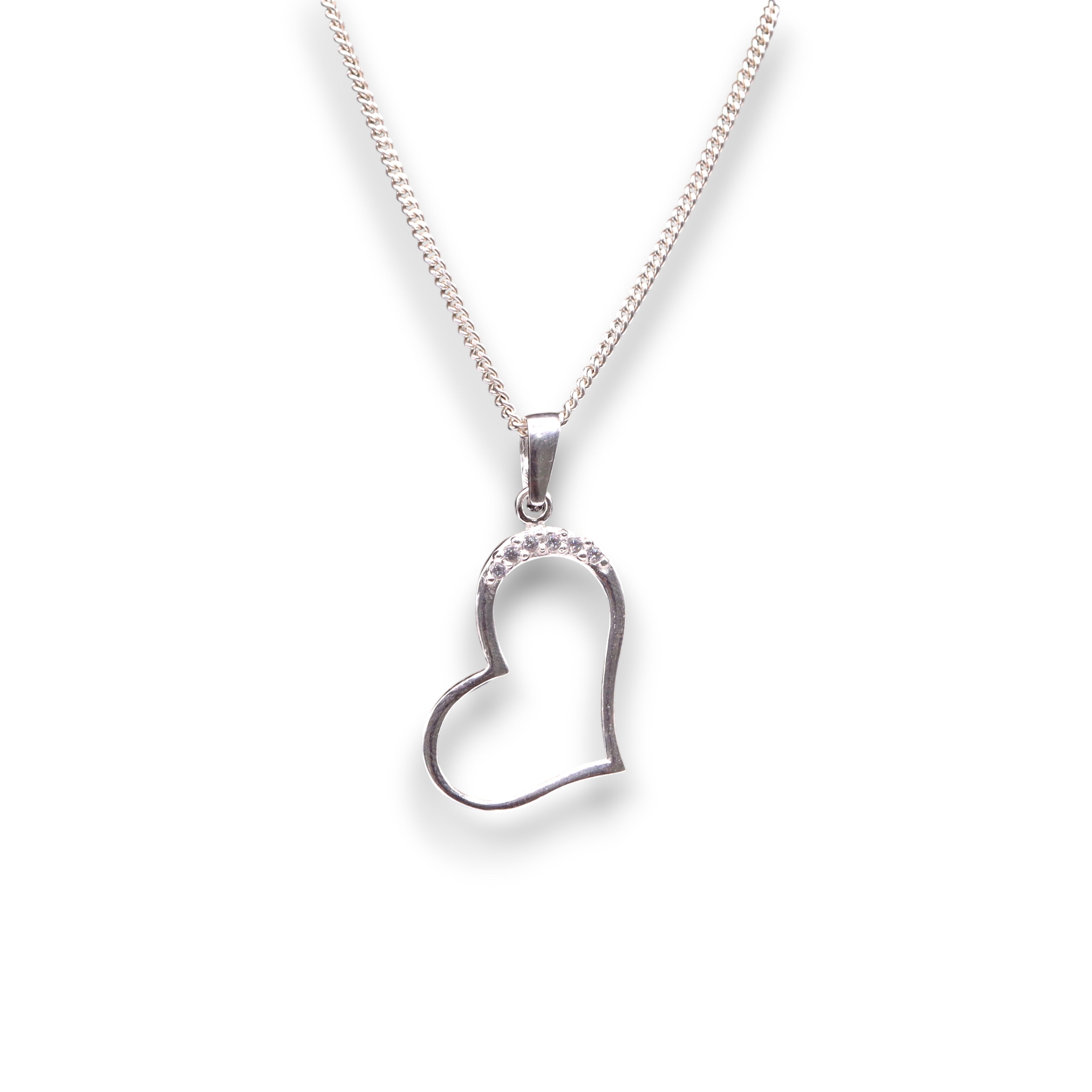 Dije Corazón Lazo Eterno Plata .925 Jozep Joyería