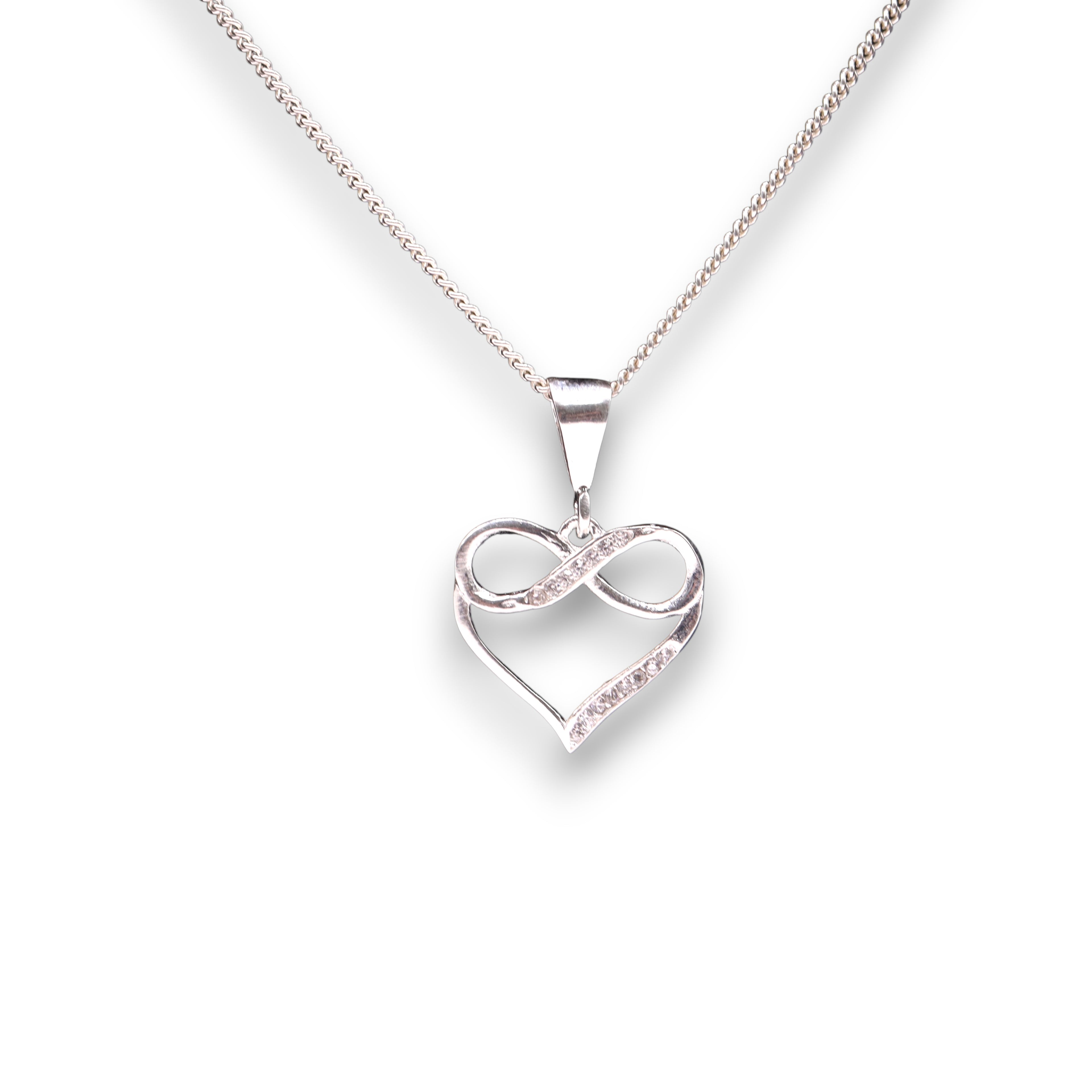 Dije Corazón Infinito Amor Eterno Plata .925 Jozep Joyería