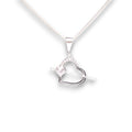 Dije Corazón Flecha Amor Plata .925 Jozep Joyería