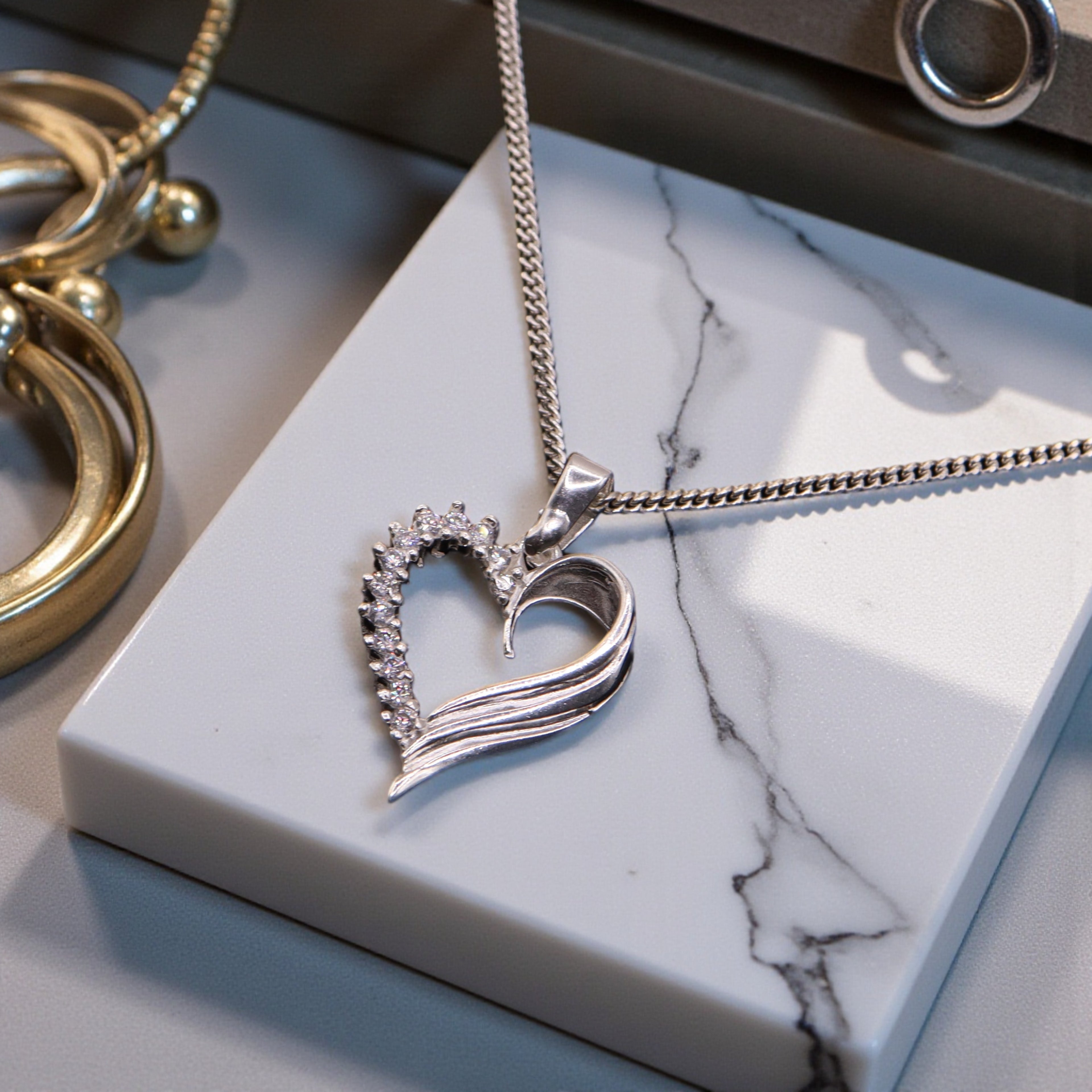 Dije Corazón Elegance Plata .925 Jozep Joyería