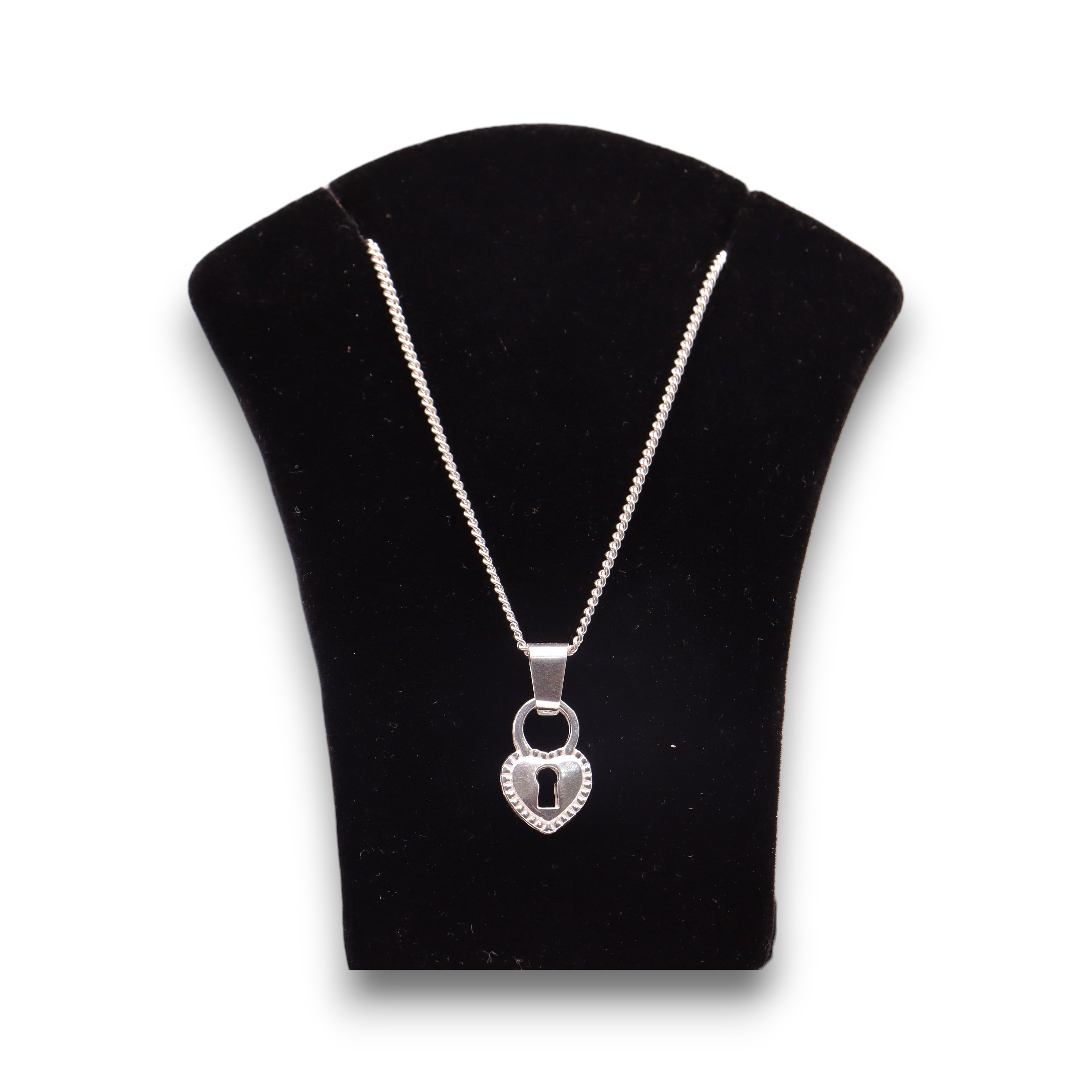 Dije Corazón Candado Promesa Plata .925 Jozep Joyería