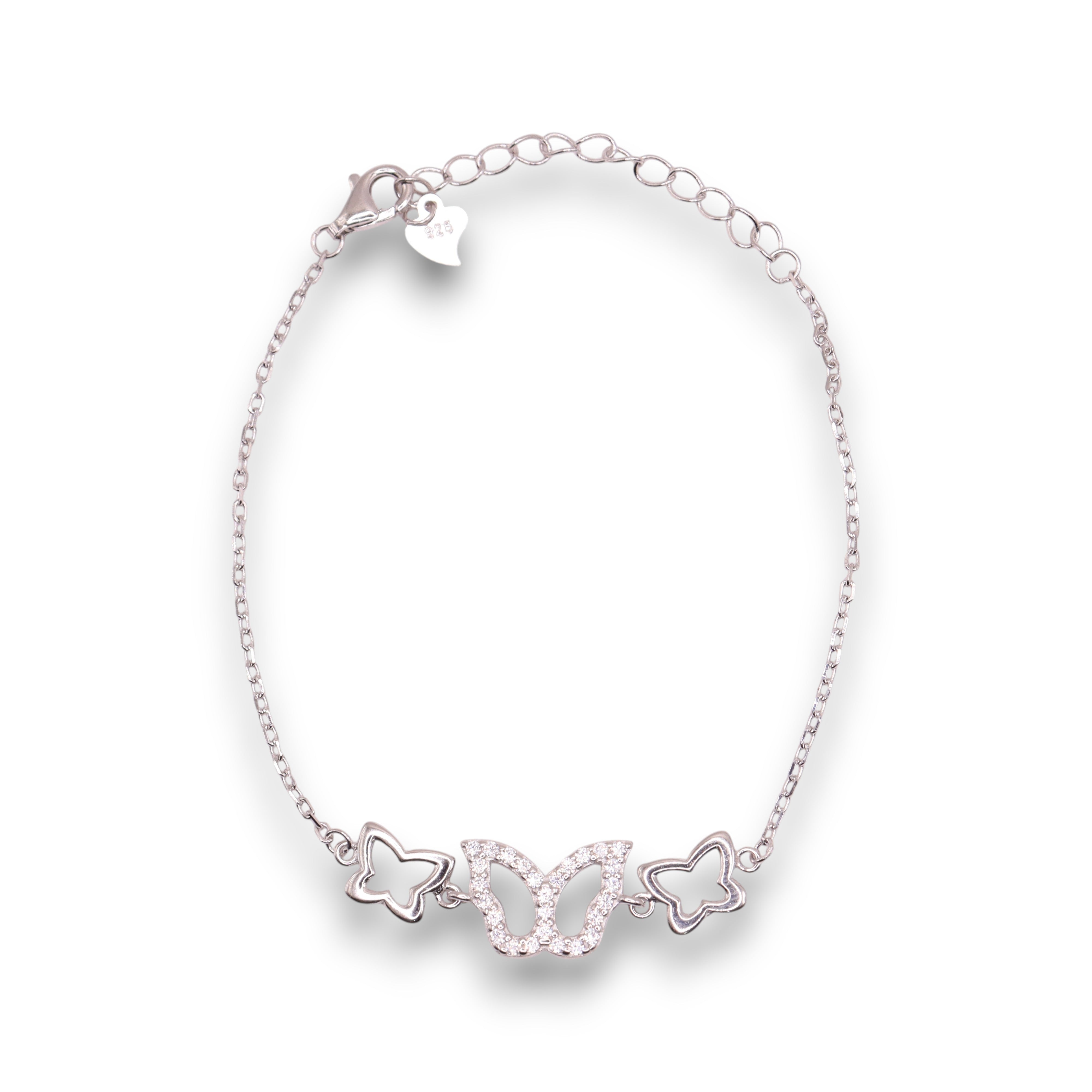 Pulsera mariposa de plata .925 | Jozep Joyería