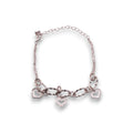 Pulsera corazones colgantes de plata .925 | Jozep Joyería