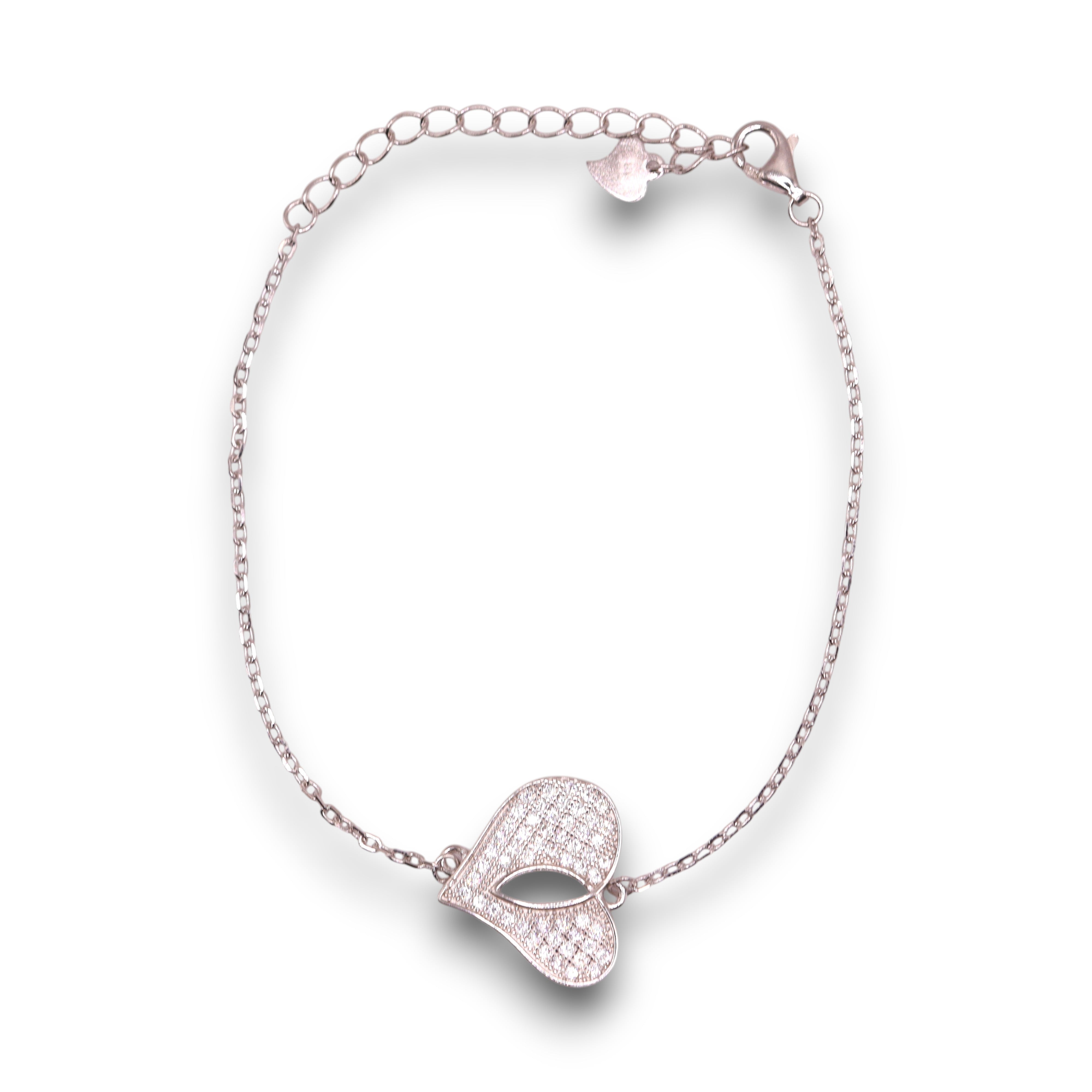 Pulsera corazón de plata .925 | Jozep Joyería