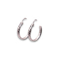 Aretes Arracada Plata .925 Facetada