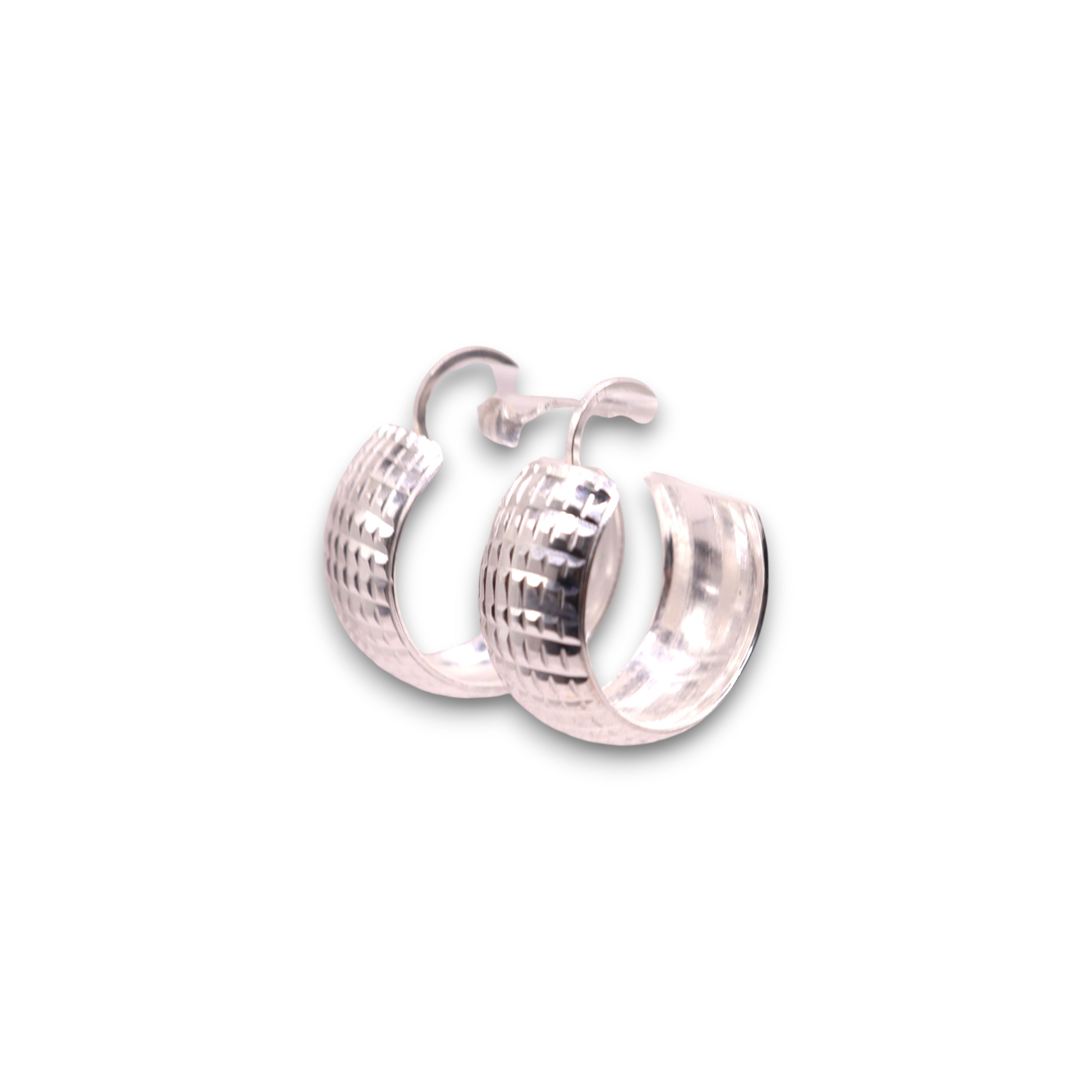Arracadas Diamantadas de Plata .925