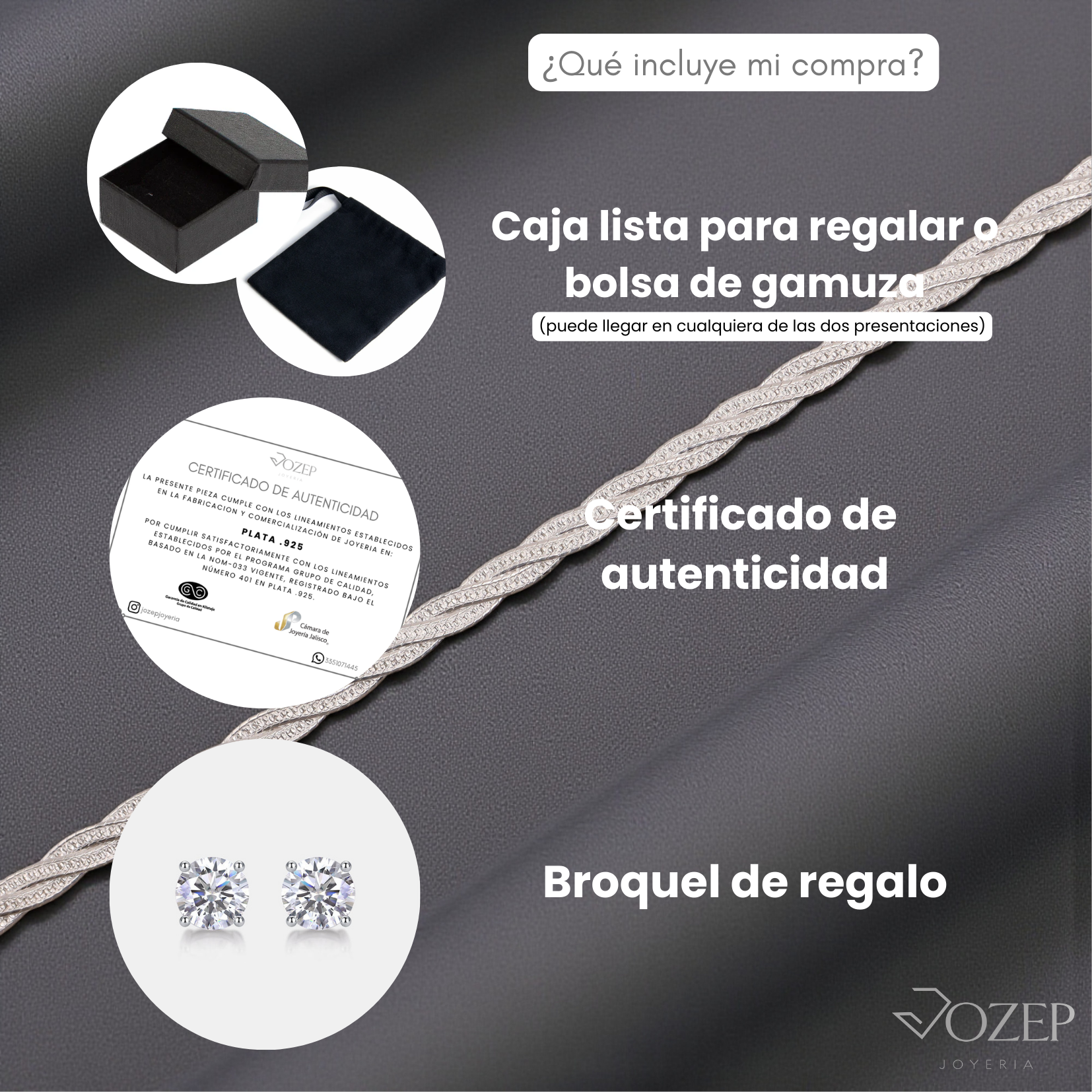 Pulsera Trenzada De Plata .925 | 18 Cm