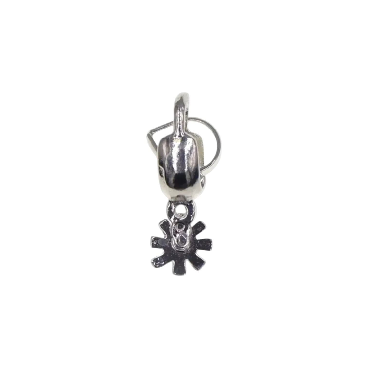 Dije De Bota Vaquera Con Espuela + Cadena en Plata .925