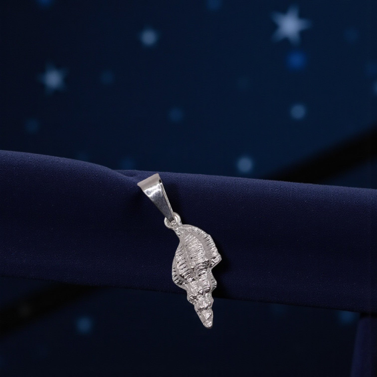 Dije De Caracola + Cadena en Plata .925