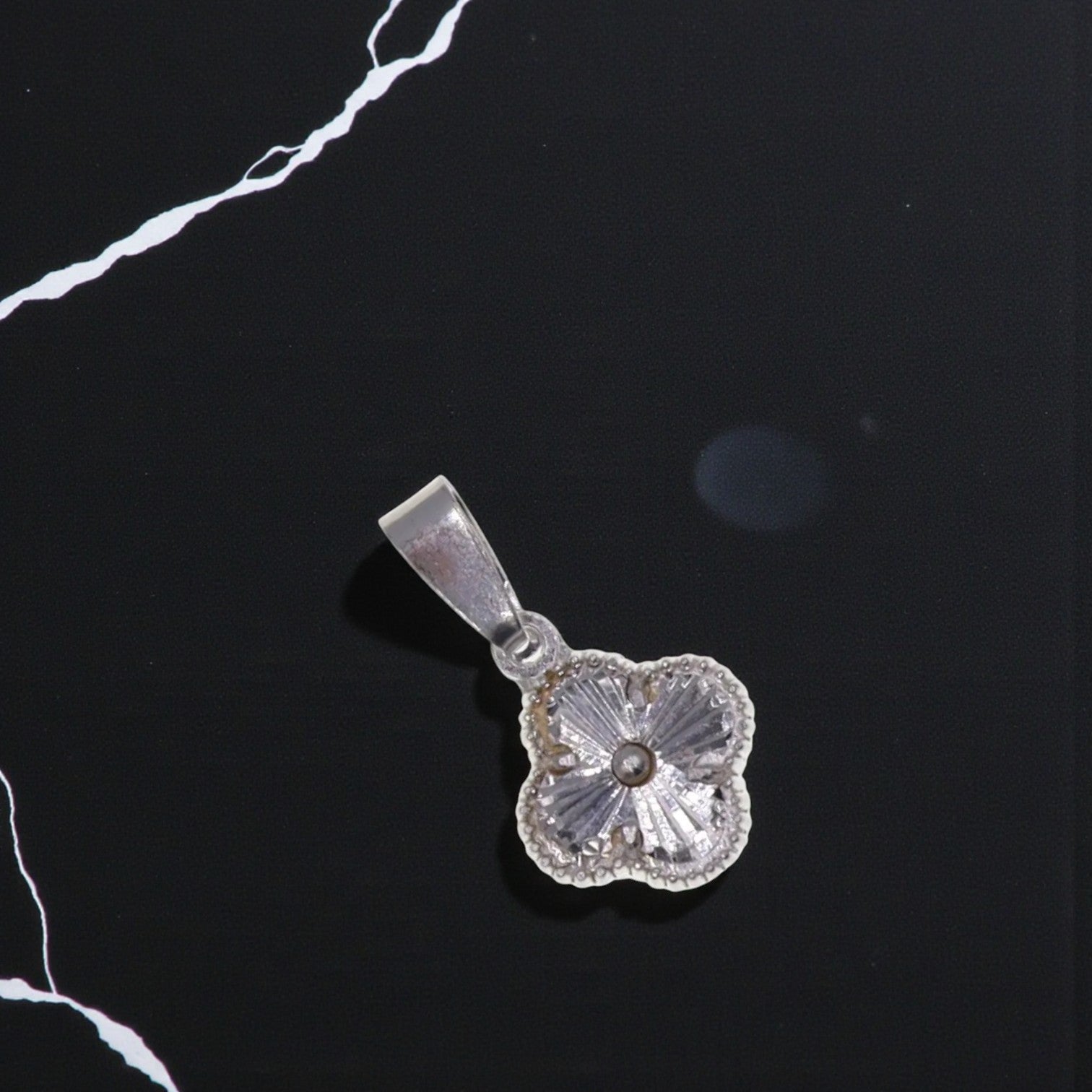 Dije De Trebol + Cadena en Plata .925