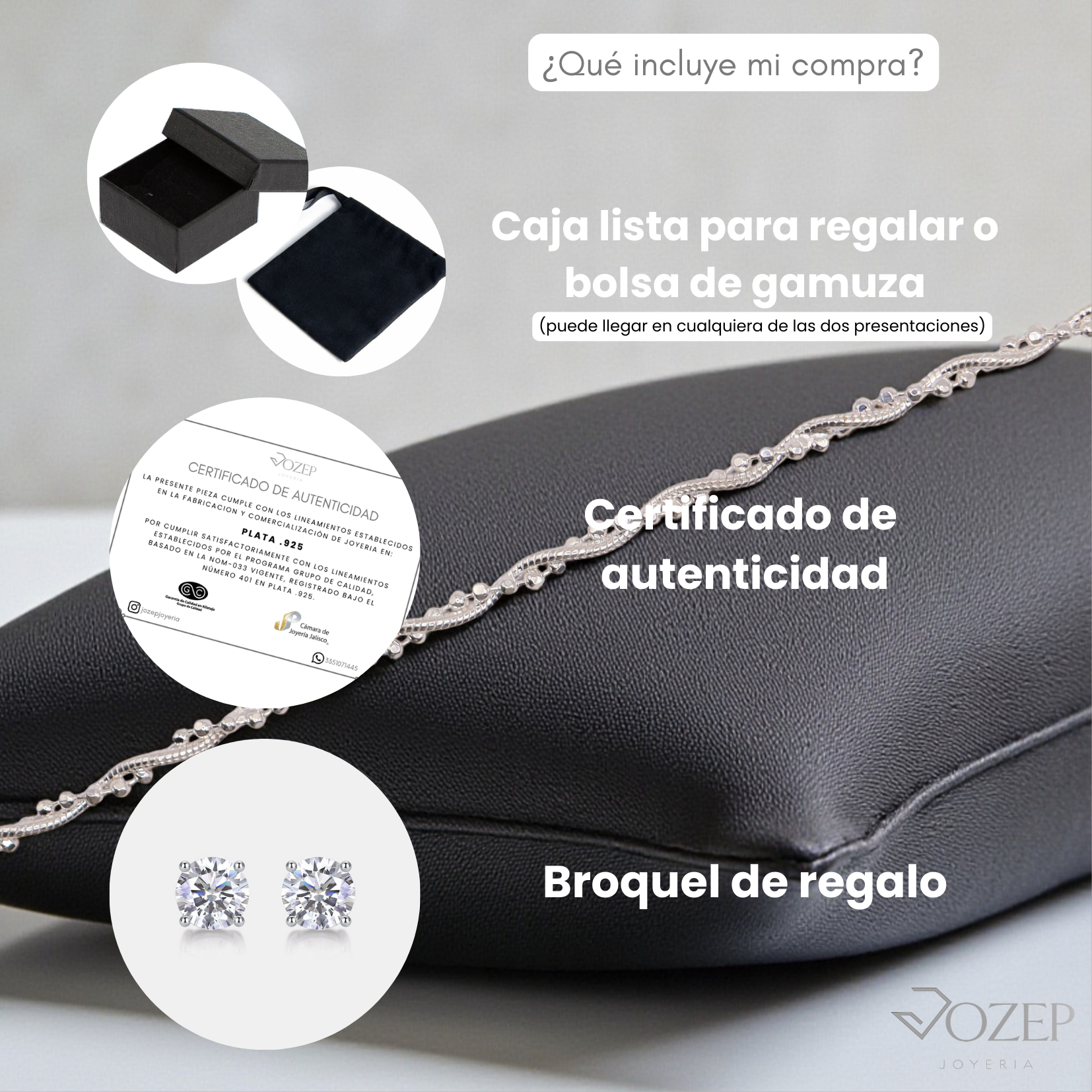 Pulsera Trenzada Bolitas Plata .925 |  19 Cm