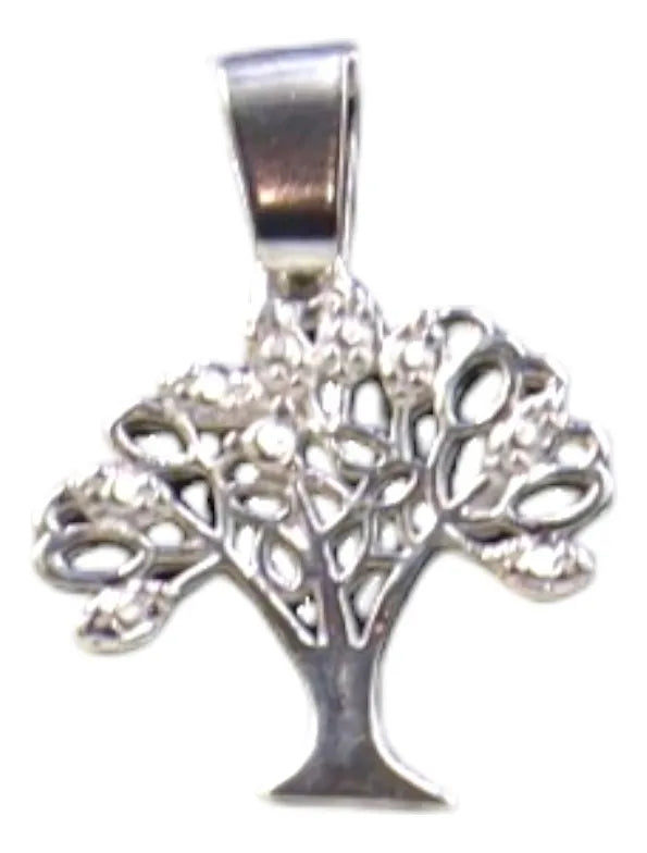 Dije Árbol de la Vida con Circonia + Cadena en Plata .925