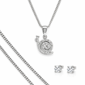 Dije Caracol Plata 925 Con Cadena Regalo Bonito Mujer